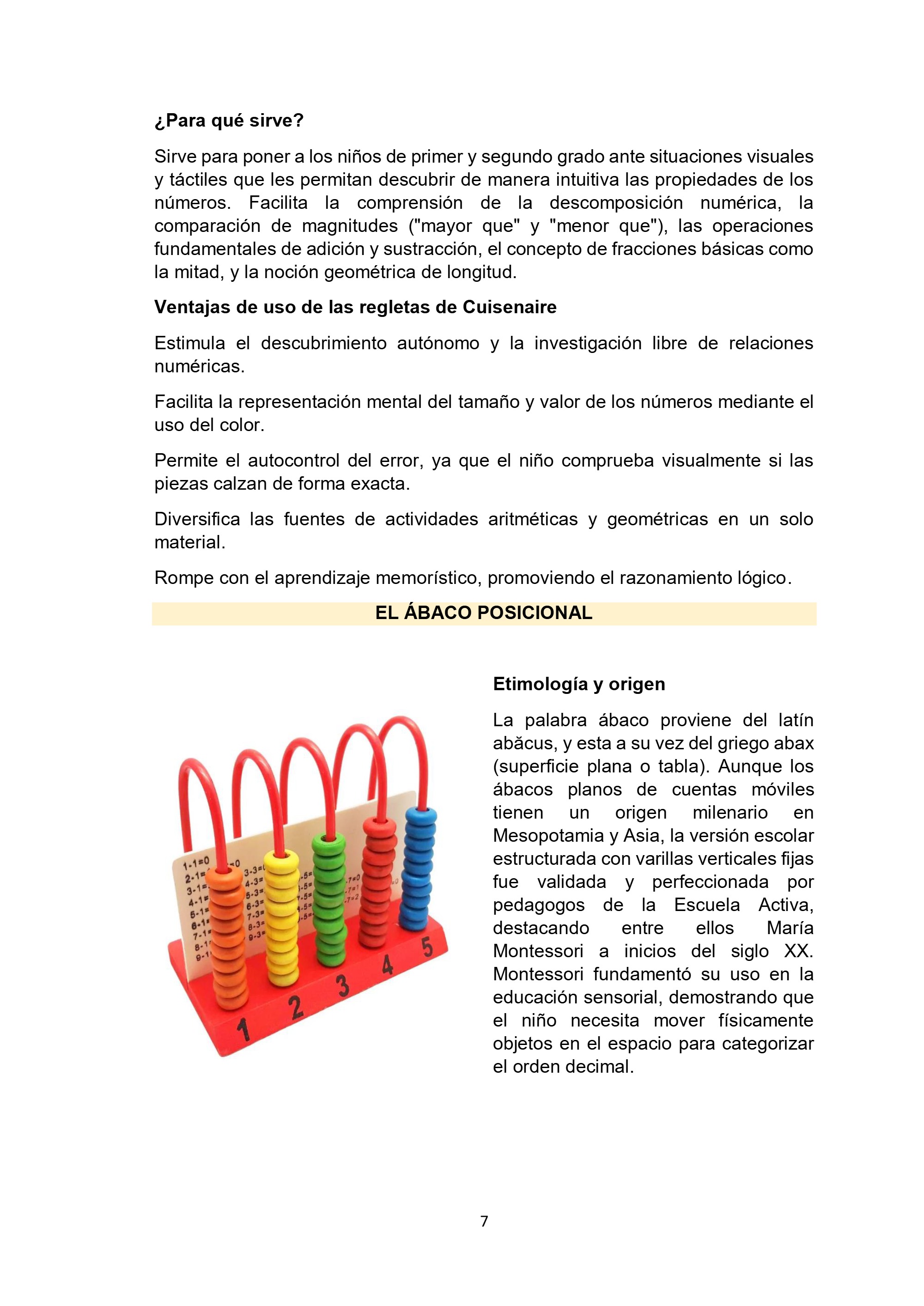 Material didáctico en estudiantes del ciclo III de Educación Primaria — page 7