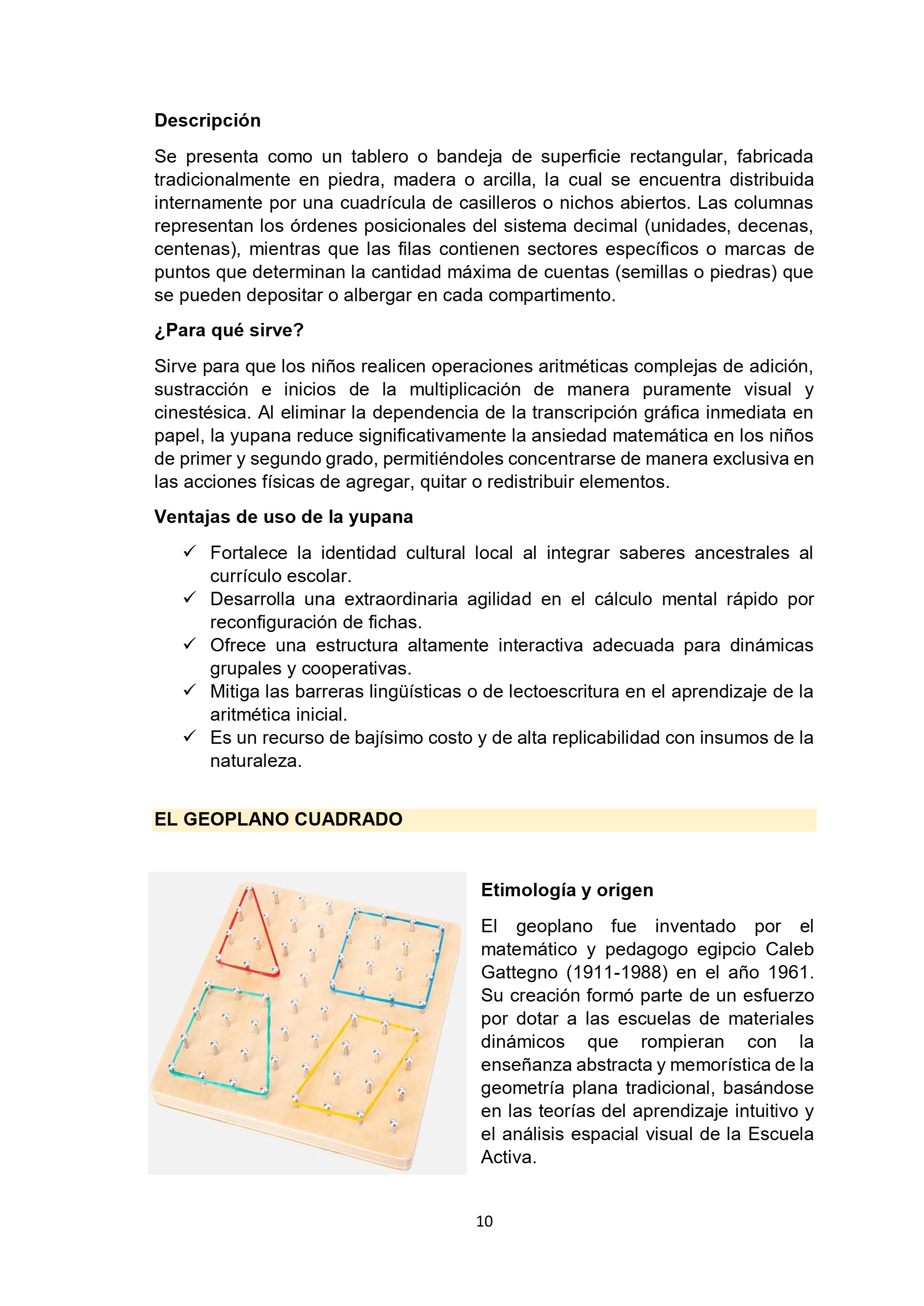Material didáctico en estudiantes del ciclo III de Educación Primaria — page 10