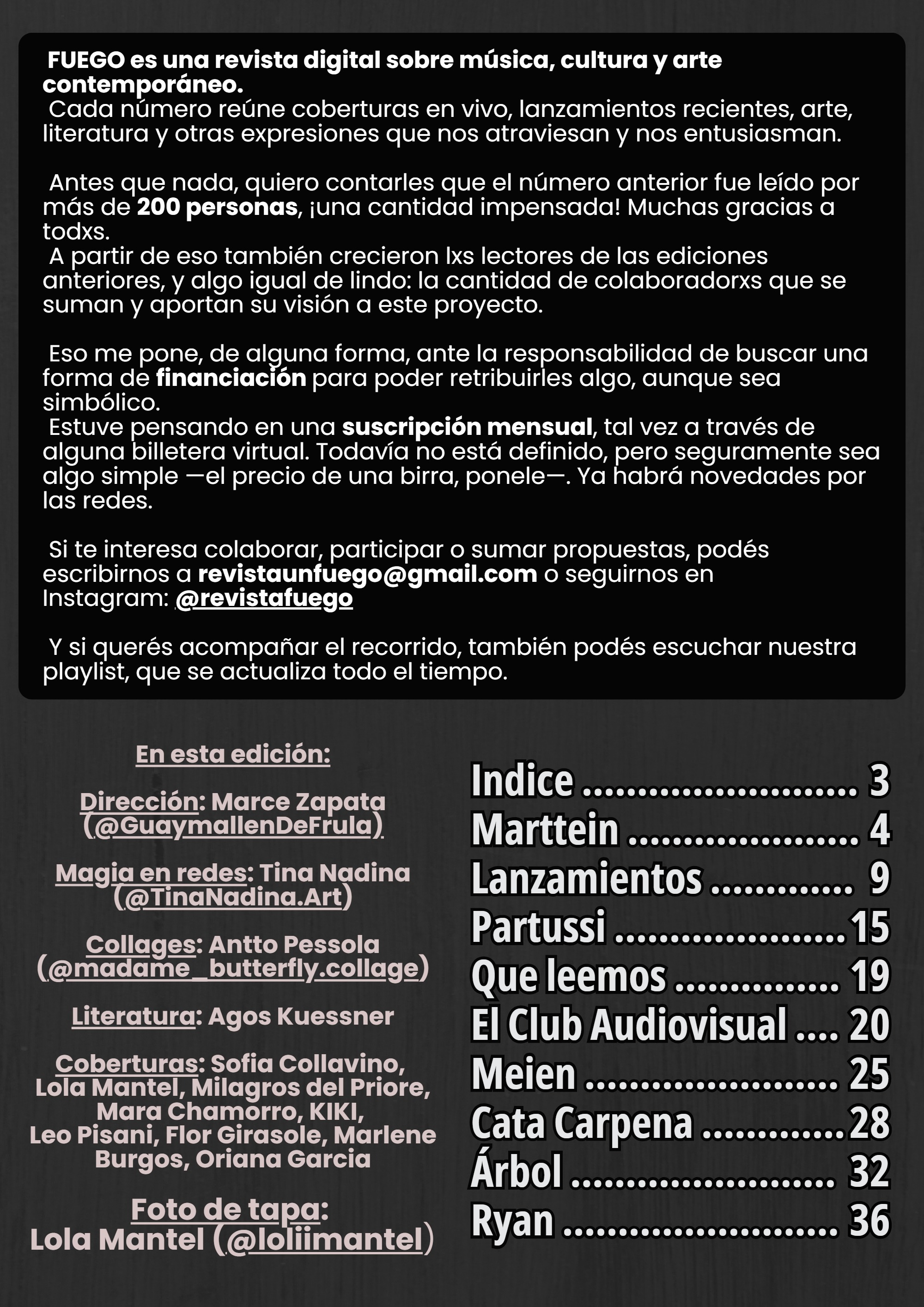 FUEGO #7 - Tapa Marttein — page 3