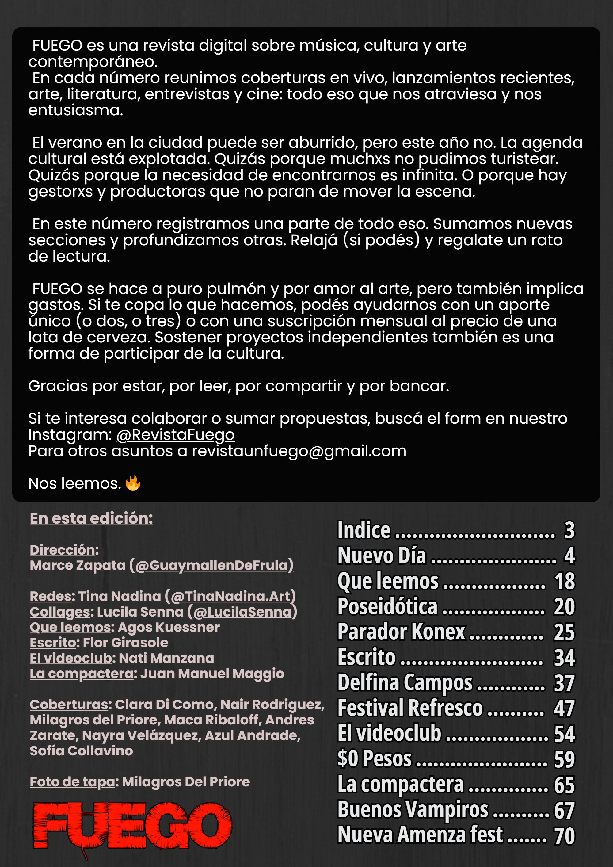 FUEGO #10 - Tapa Santiago Motorizado — page 3