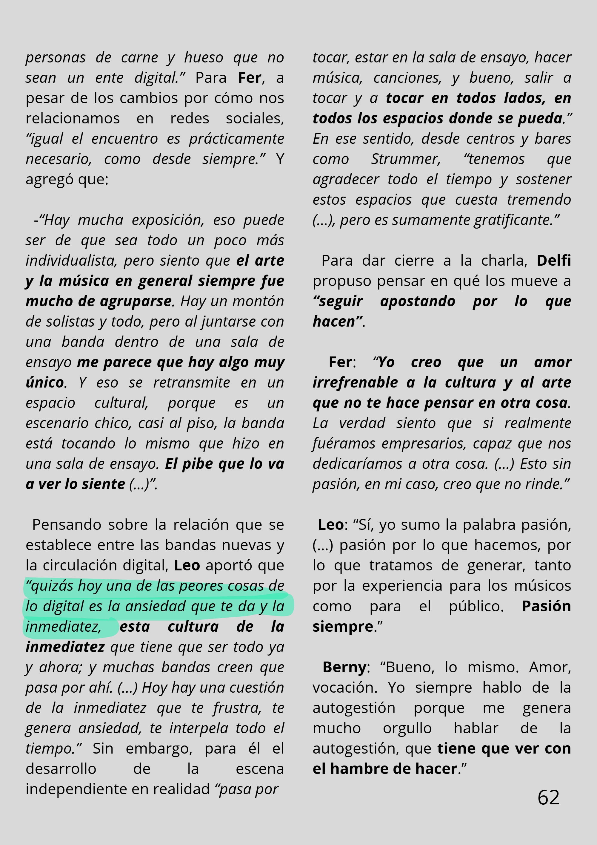 FUEGO #10 - Tapa Santiago Motorizado — page 62