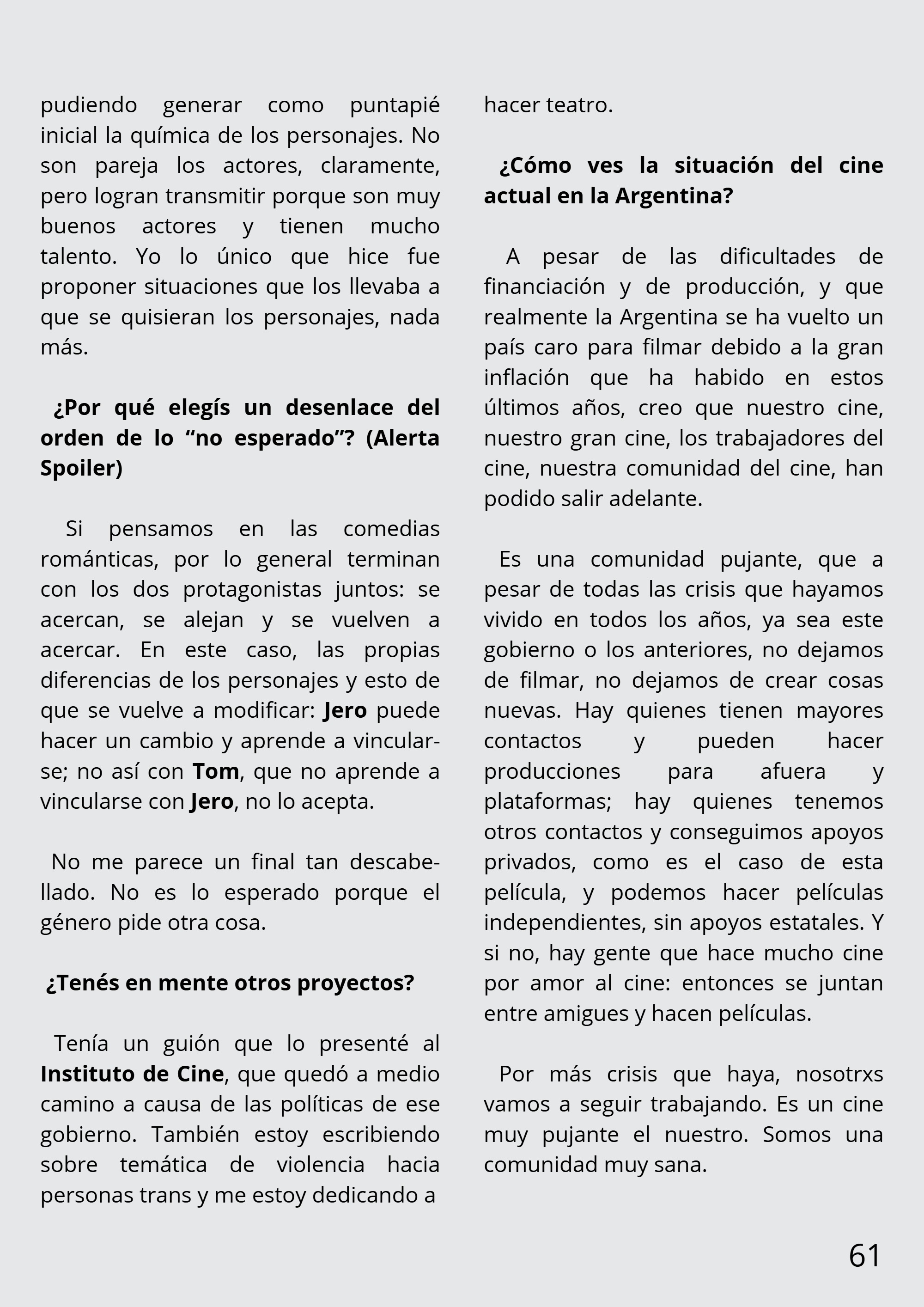 FUEGO #11 - Tapa Homogénica — page 61