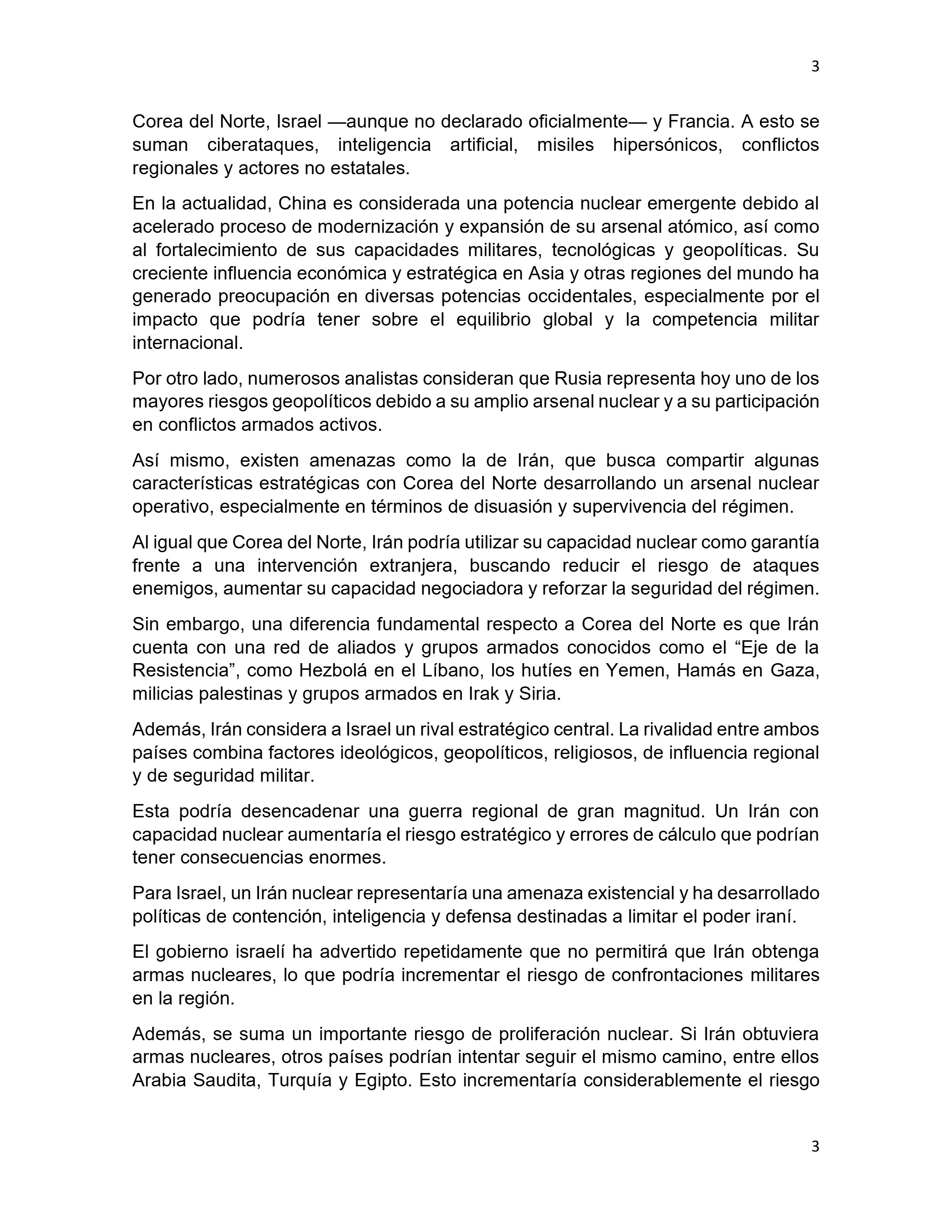 El mundo bajo la sombra de la amenaza atómica (1) — page 3