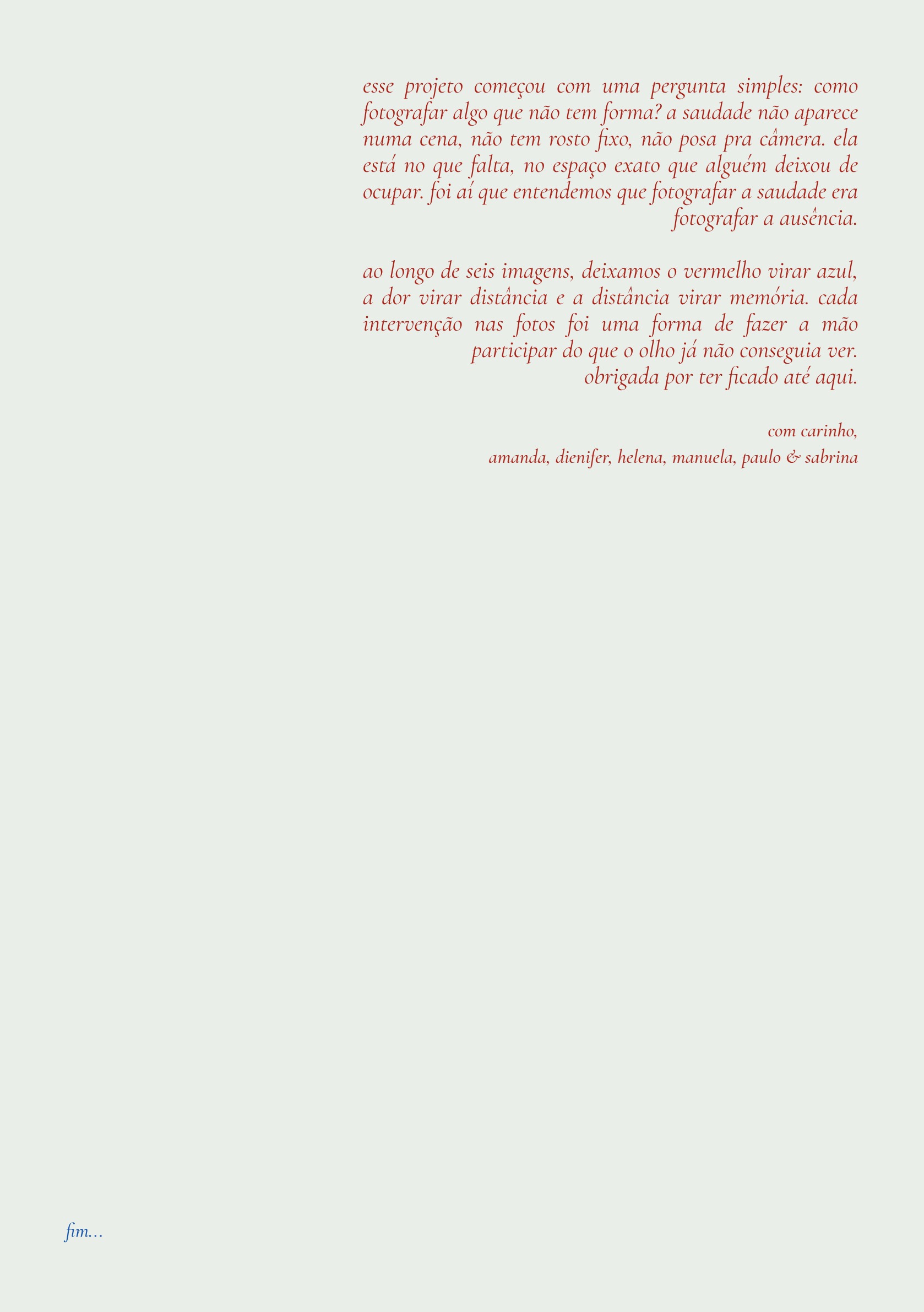 Photobook Saudade — page 10