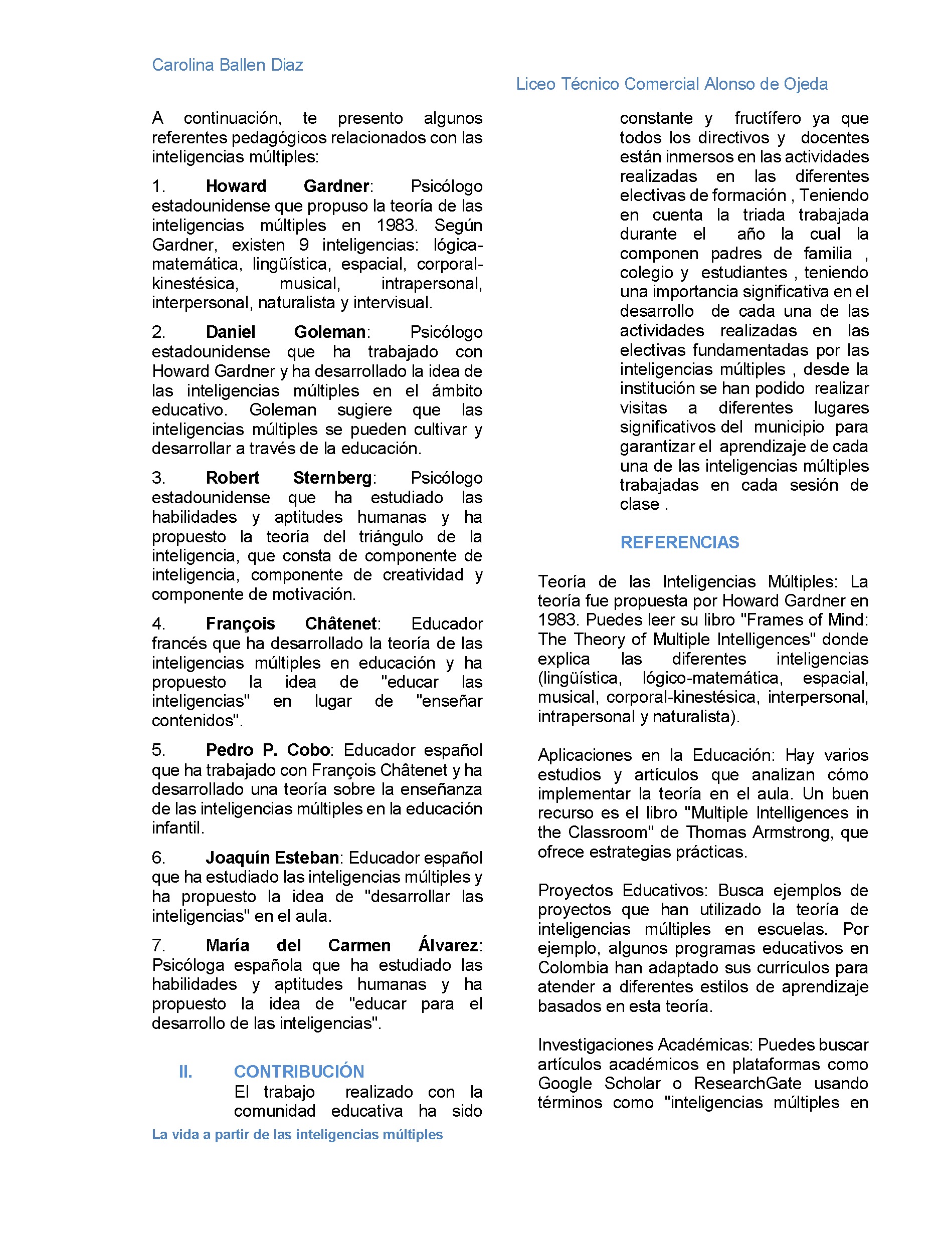 Nuevos Horizontes Educativos — page 16