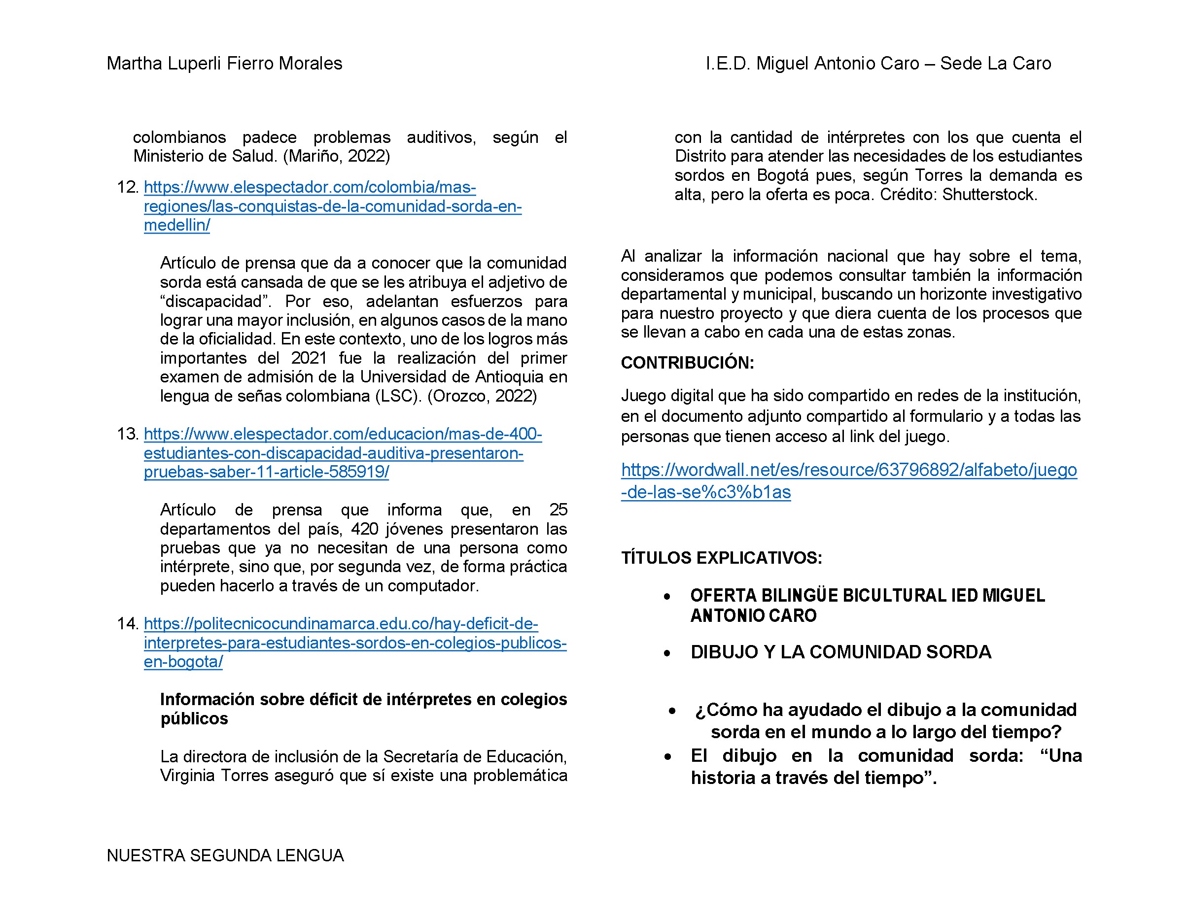 Nuevos Horizontes Educativos — page 203