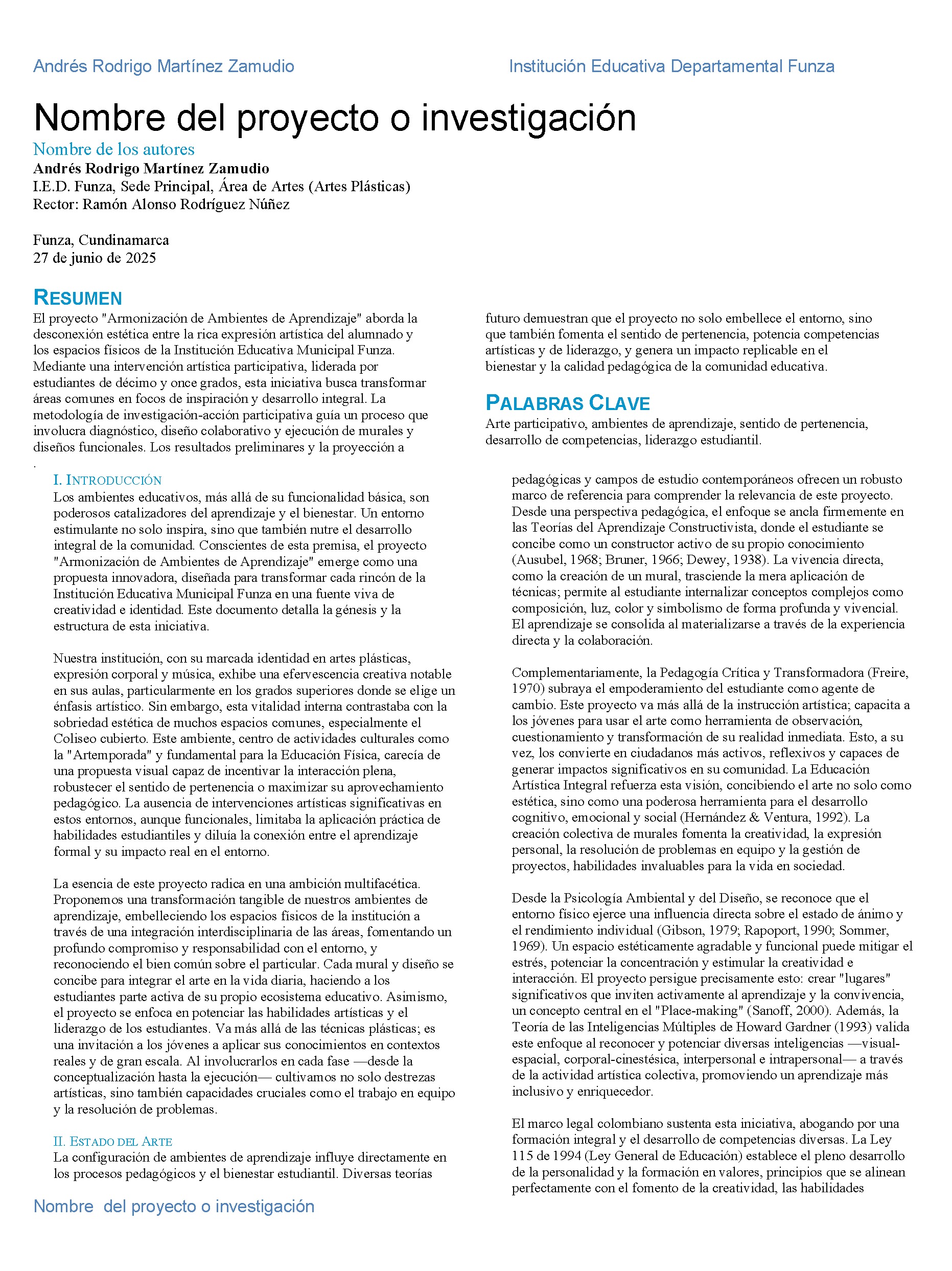 Nuevos Horizontes Educativos — page 23