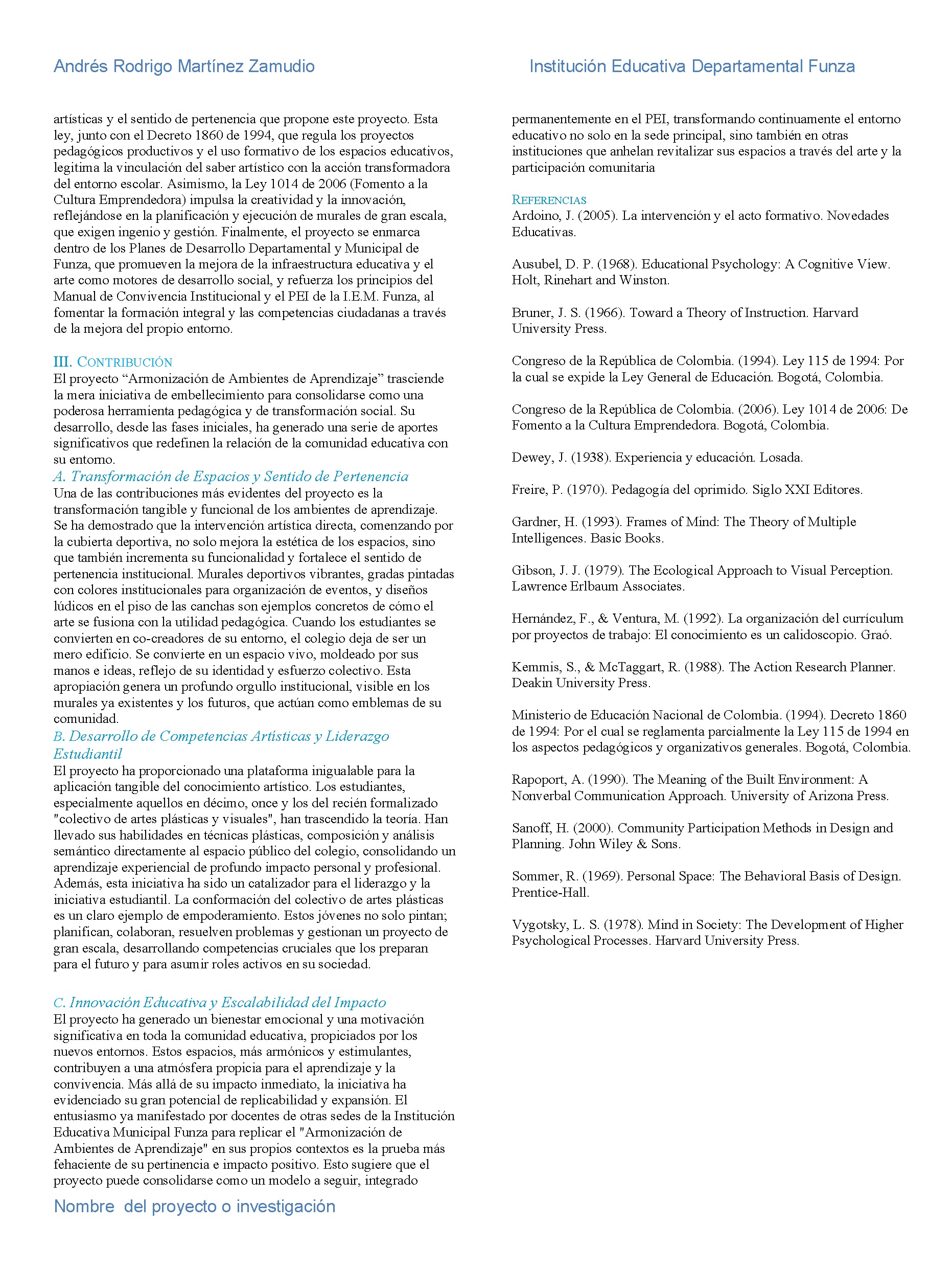 Nuevos Horizontes Educativos — page 24