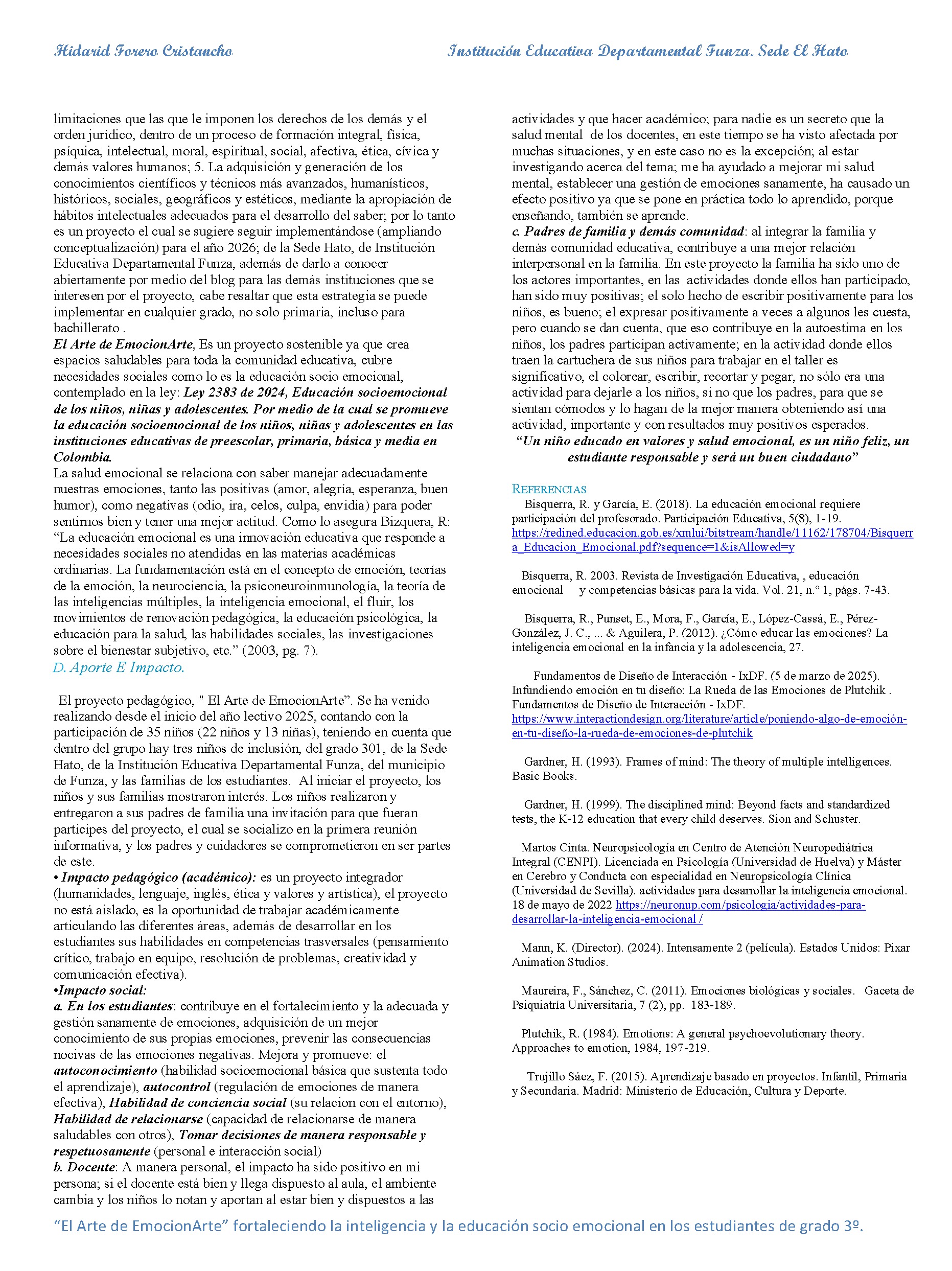 Nuevos Horizontes Educativos — page 235