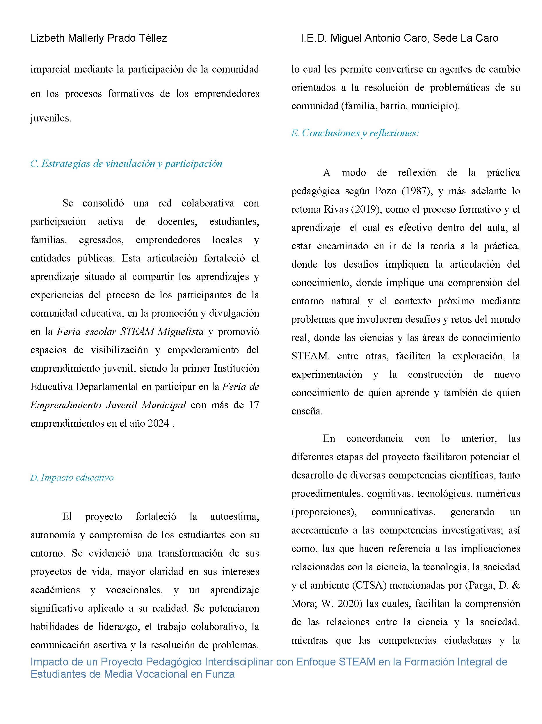 Nuevos Horizontes Educativos — page 239