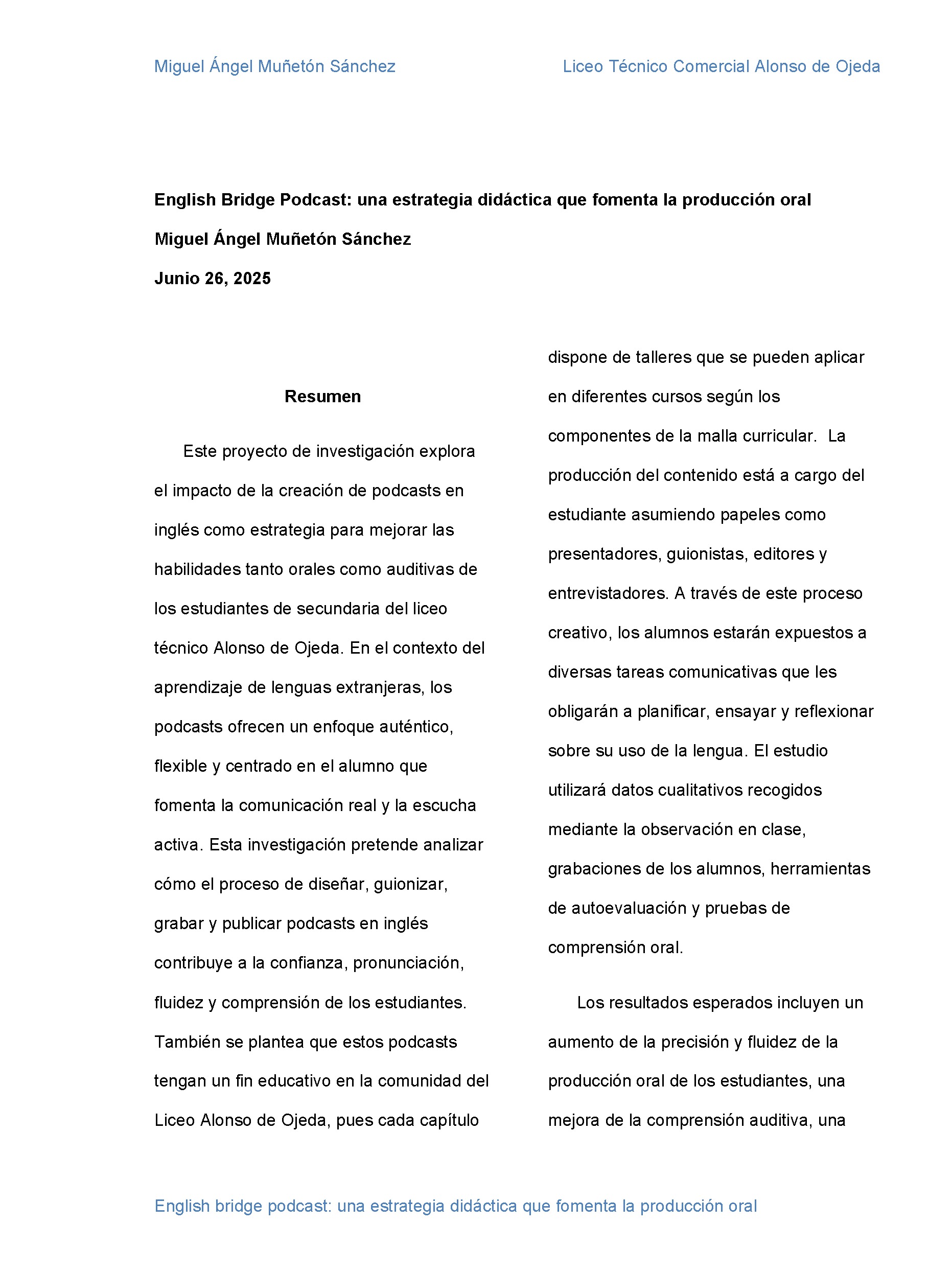 Nuevos Horizontes Educativos — page 25