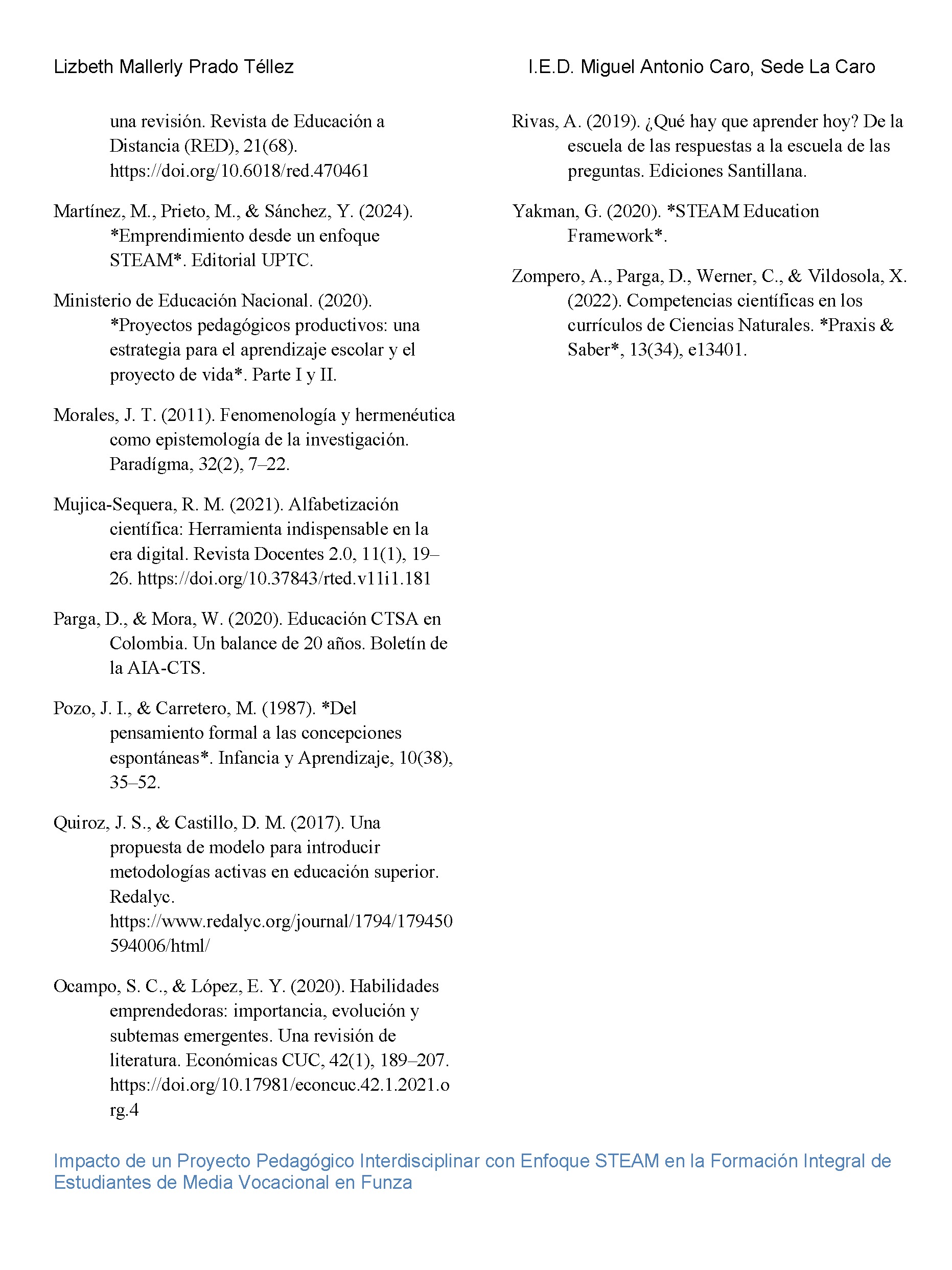 Nuevos Horizontes Educativos — page 242