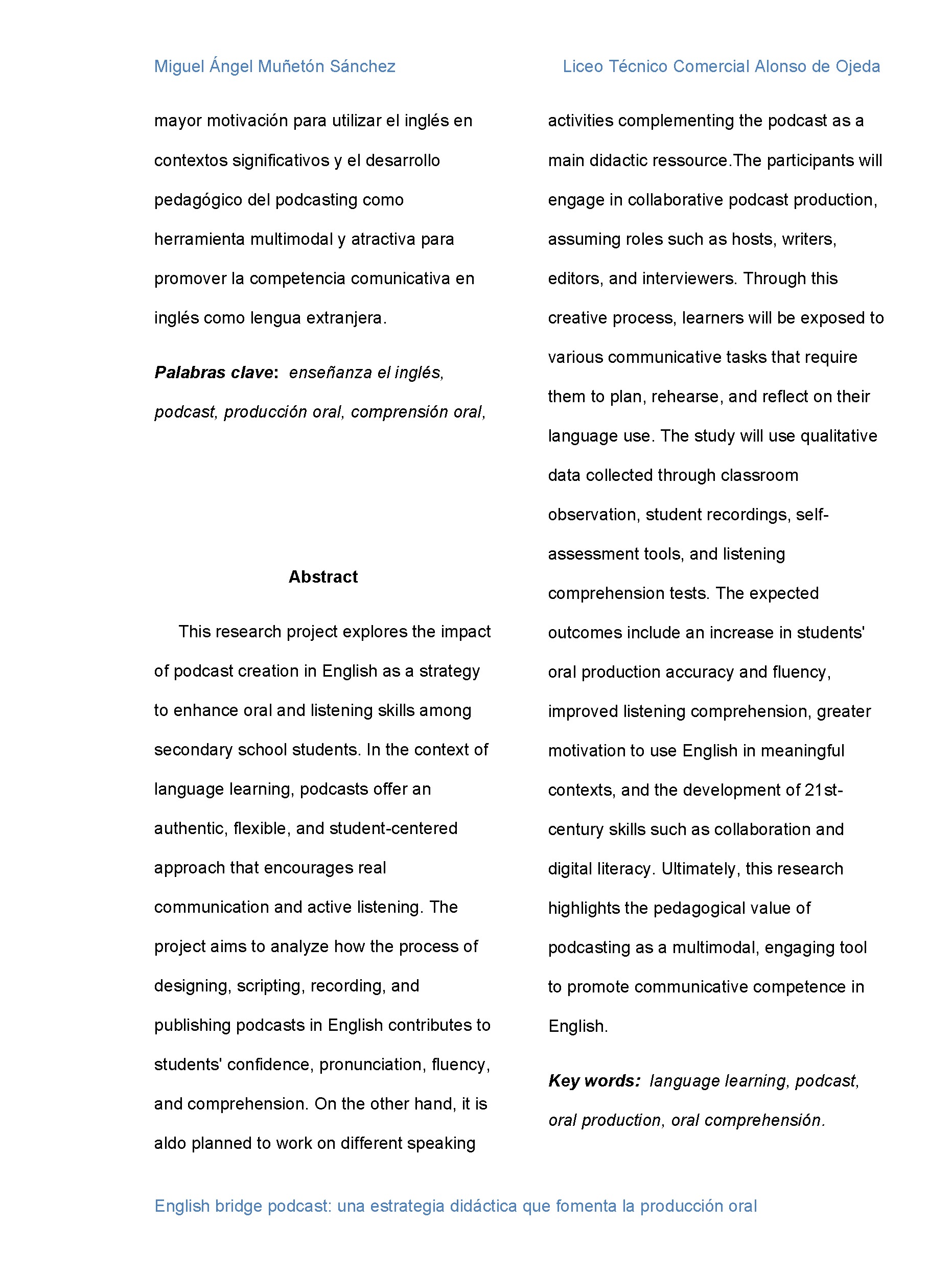 Nuevos Horizontes Educativos — page 26