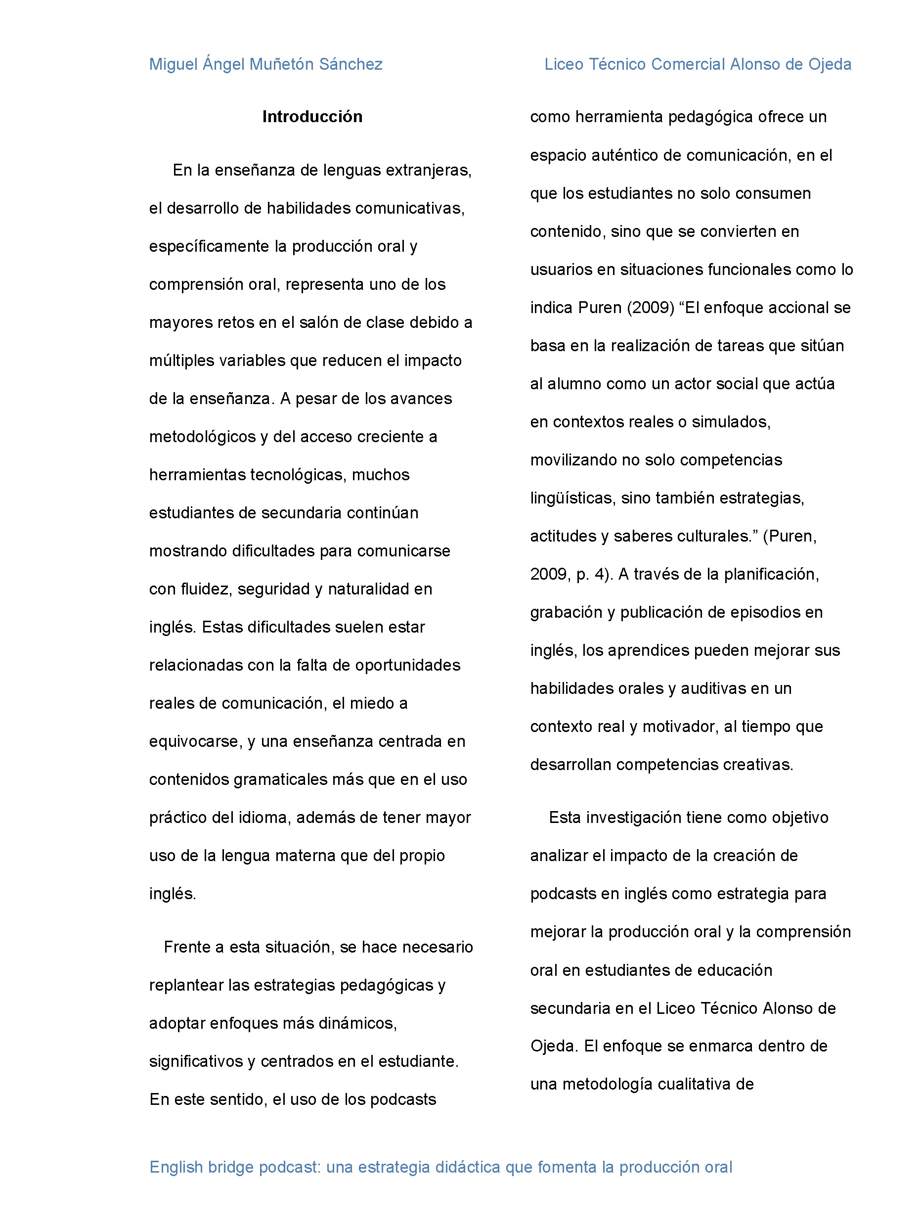 Nuevos Horizontes Educativos — page 27