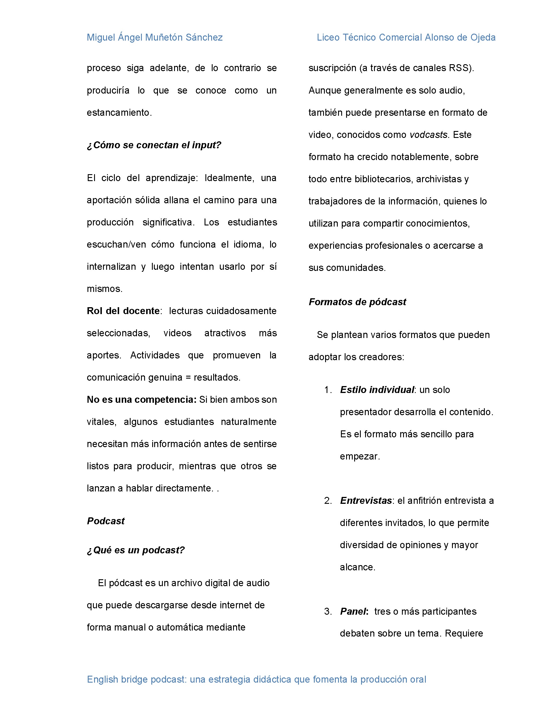 Nuevos Horizontes Educativos — page 33