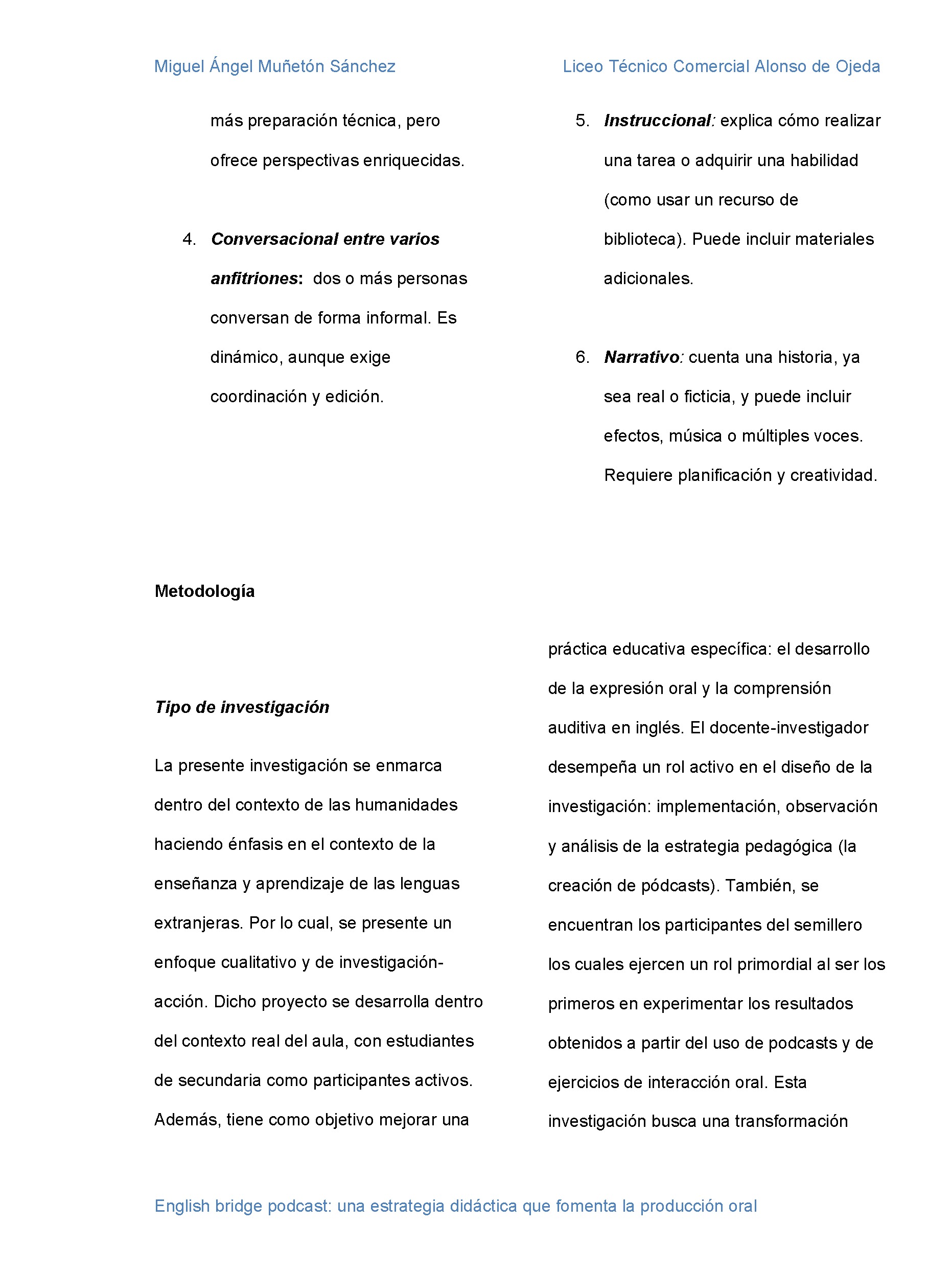 Nuevos Horizontes Educativos — page 34