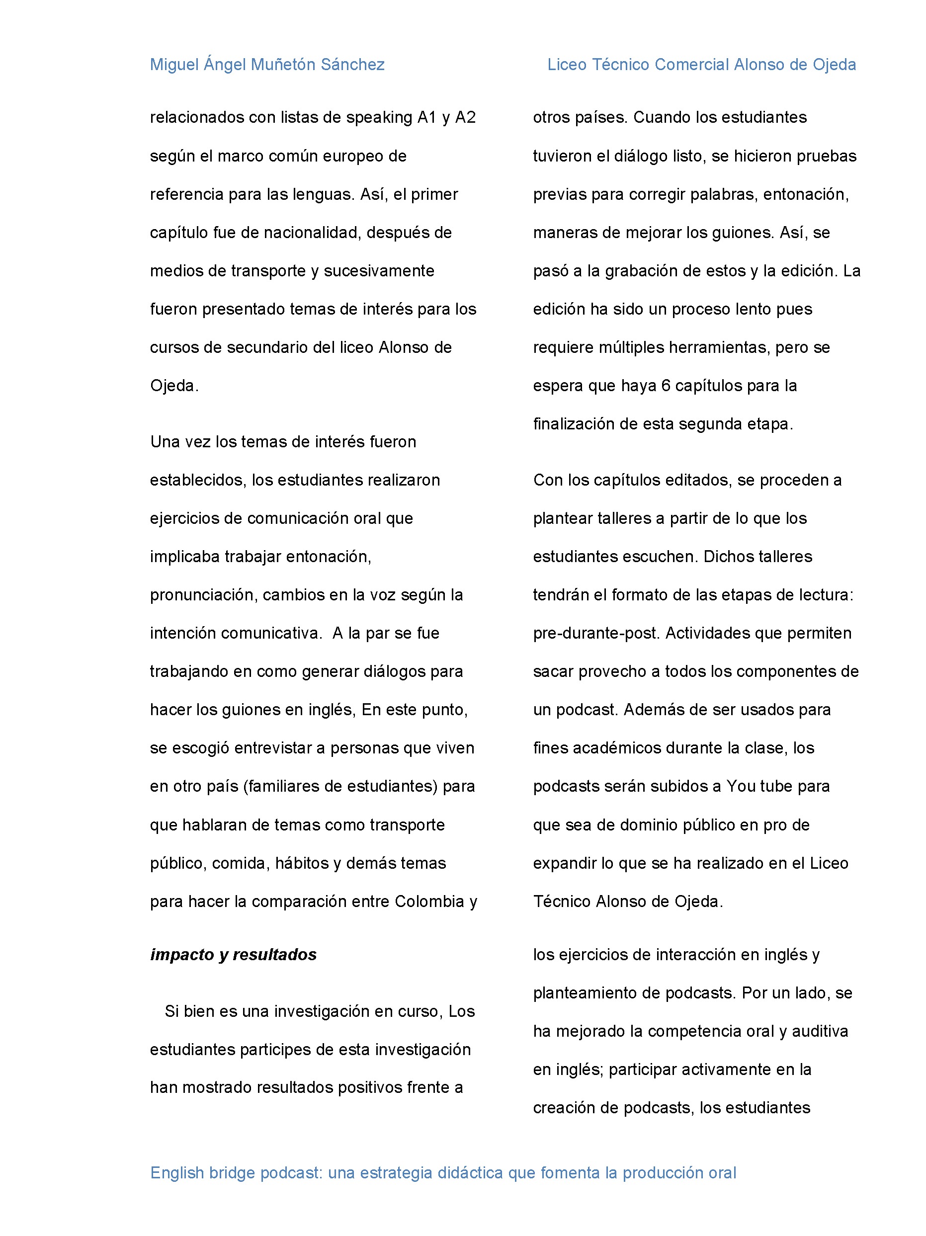 Nuevos Horizontes Educativos — page 37