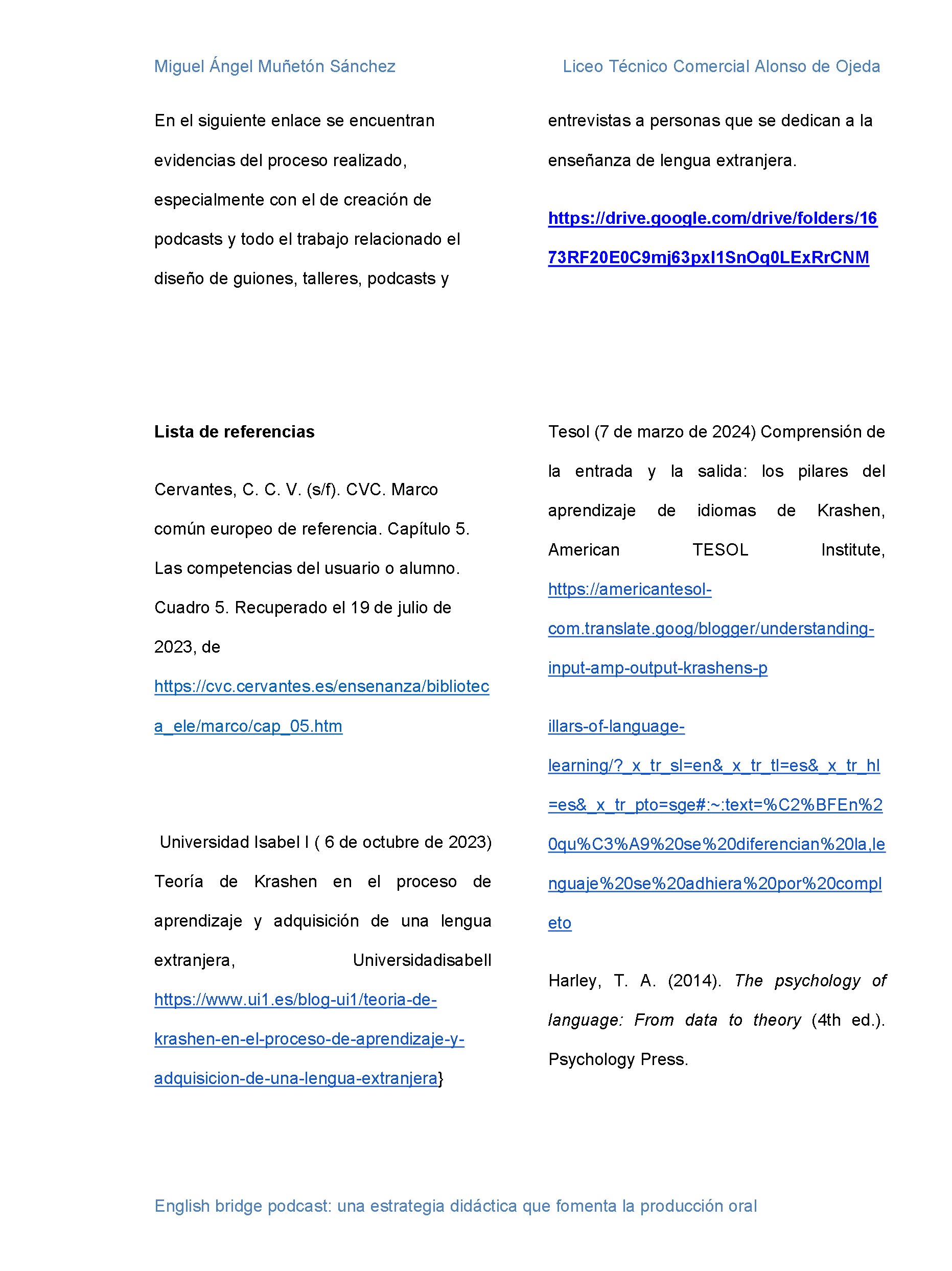 Nuevos Horizontes Educativos — page 39