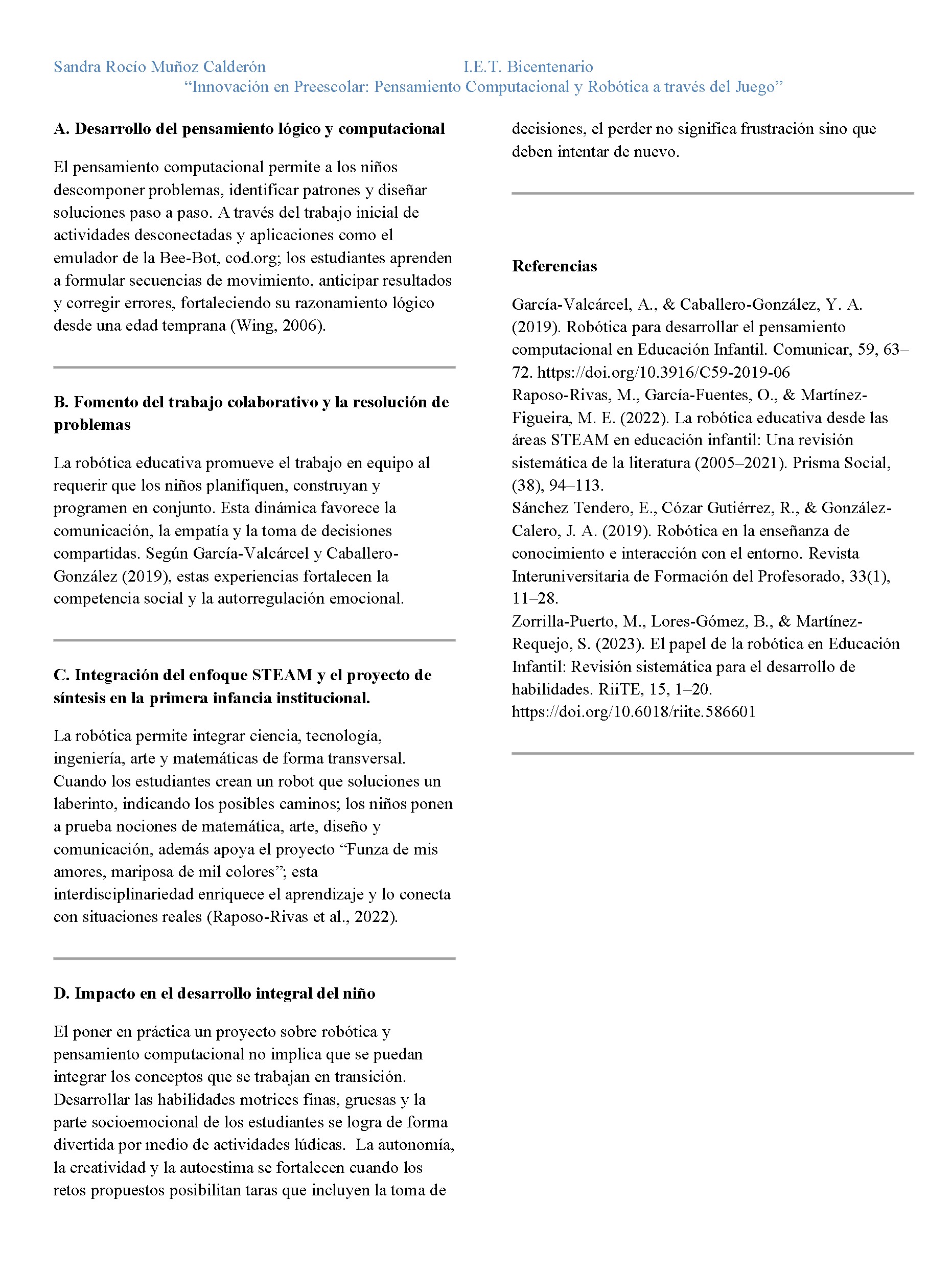 Nuevos Horizontes Educativos — page 42