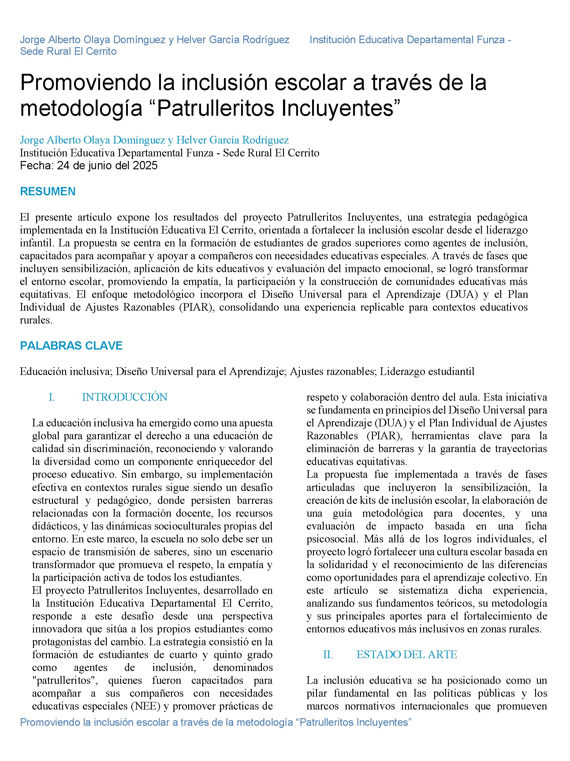 Nuevos Horizontes Educativos — page 45