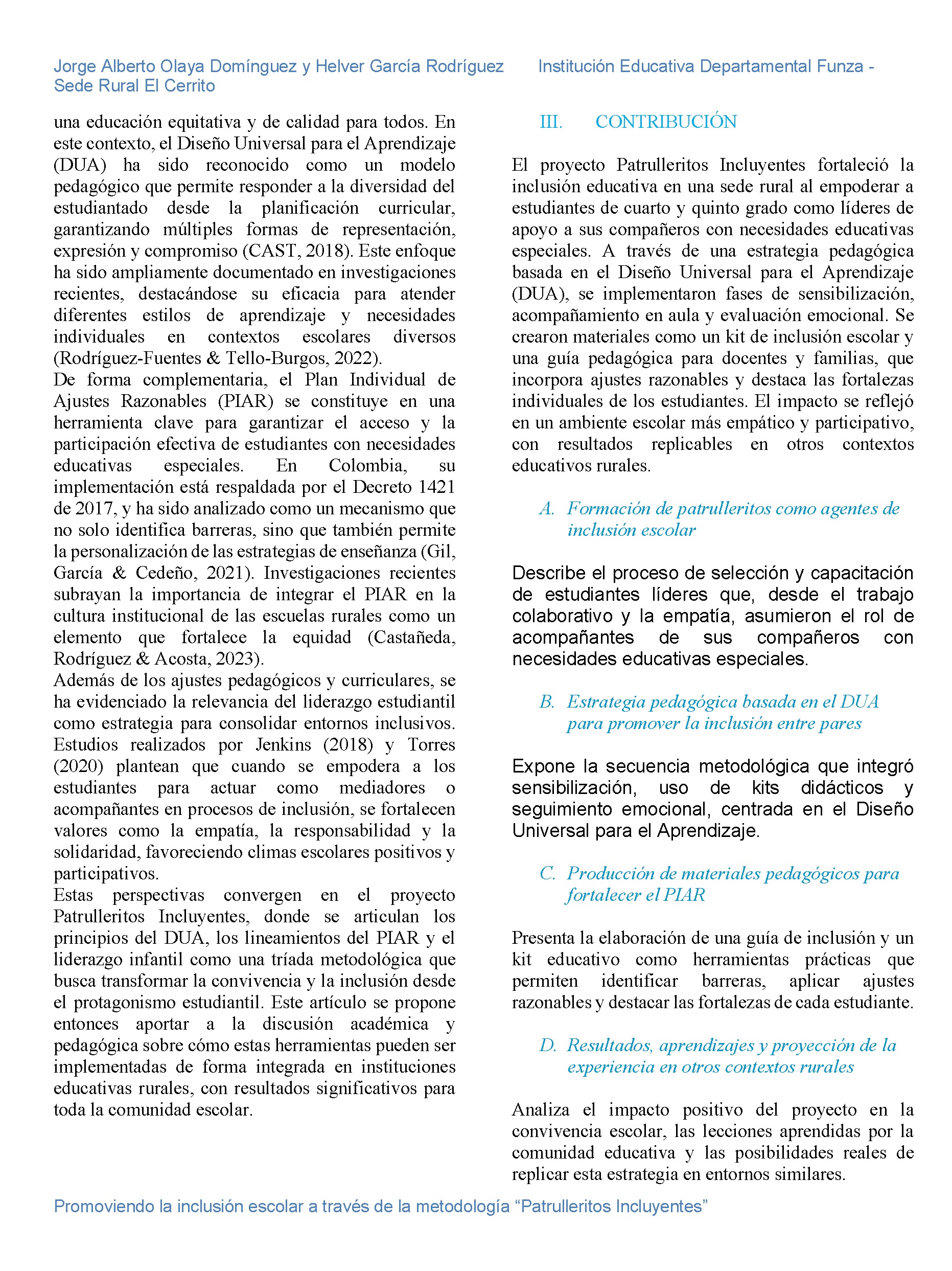 Nuevos Horizontes Educativos — page 46