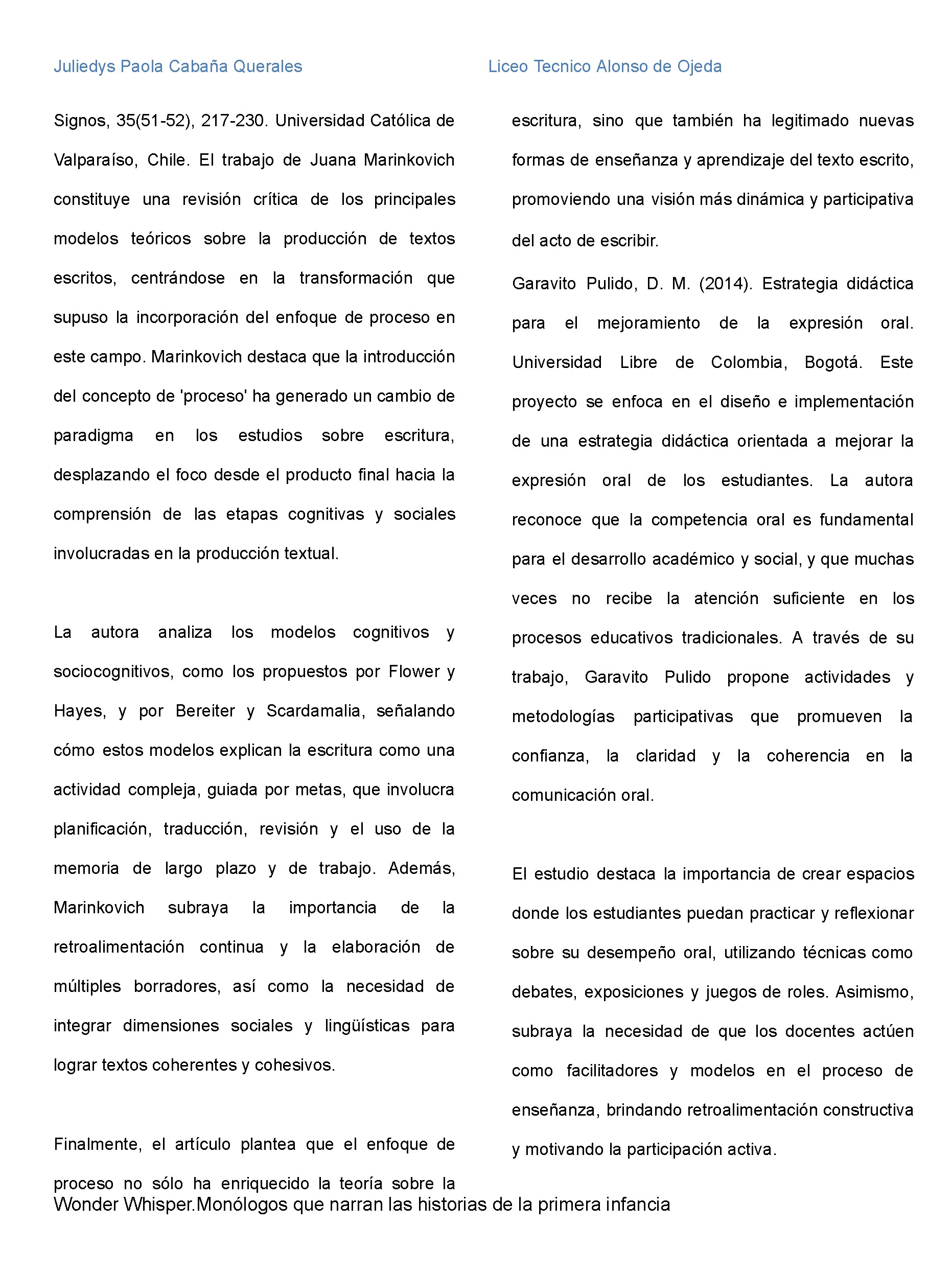 Nuevos Horizontes Educativos — page 71