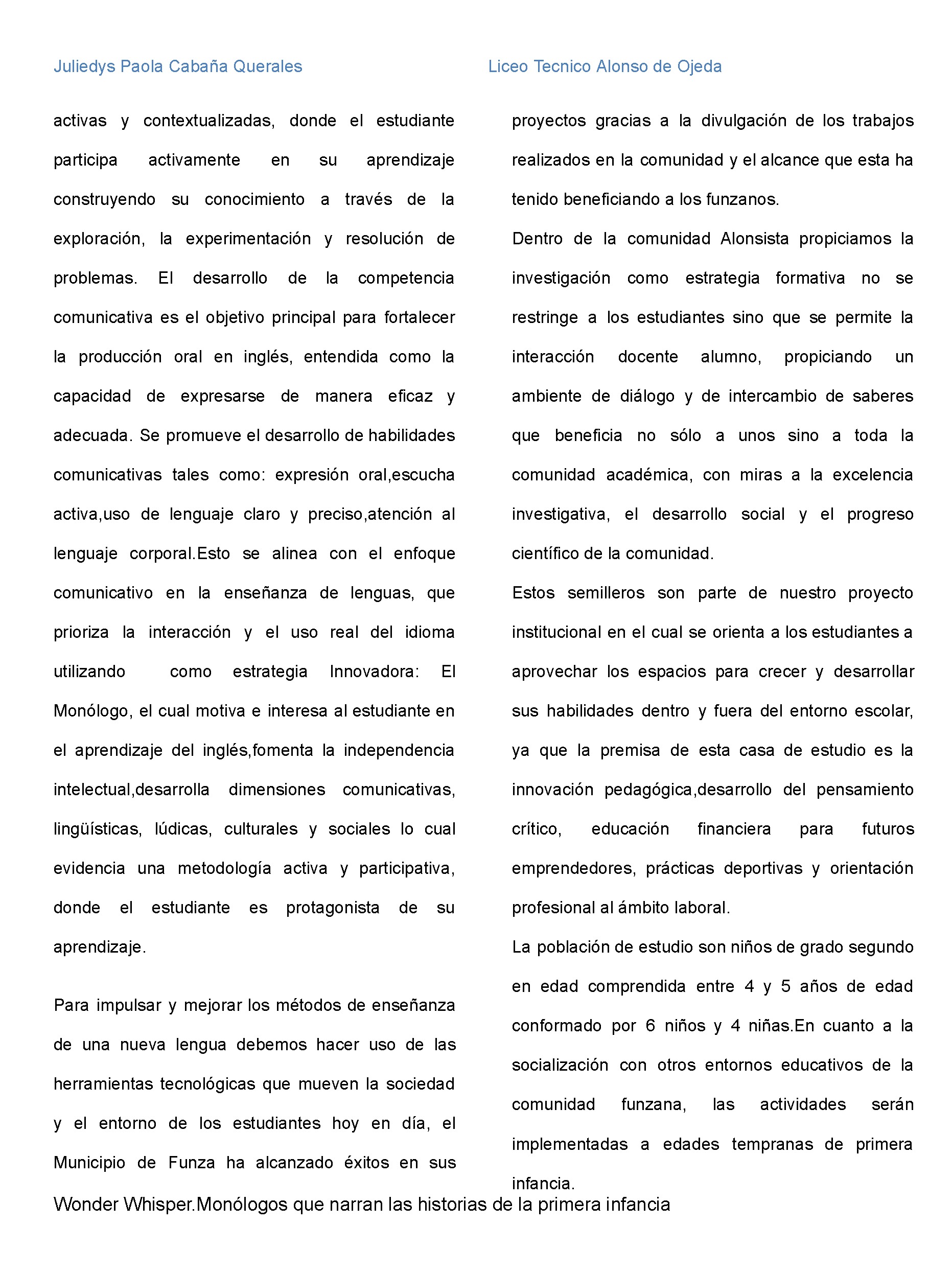 Nuevos Horizontes Educativos — page 77