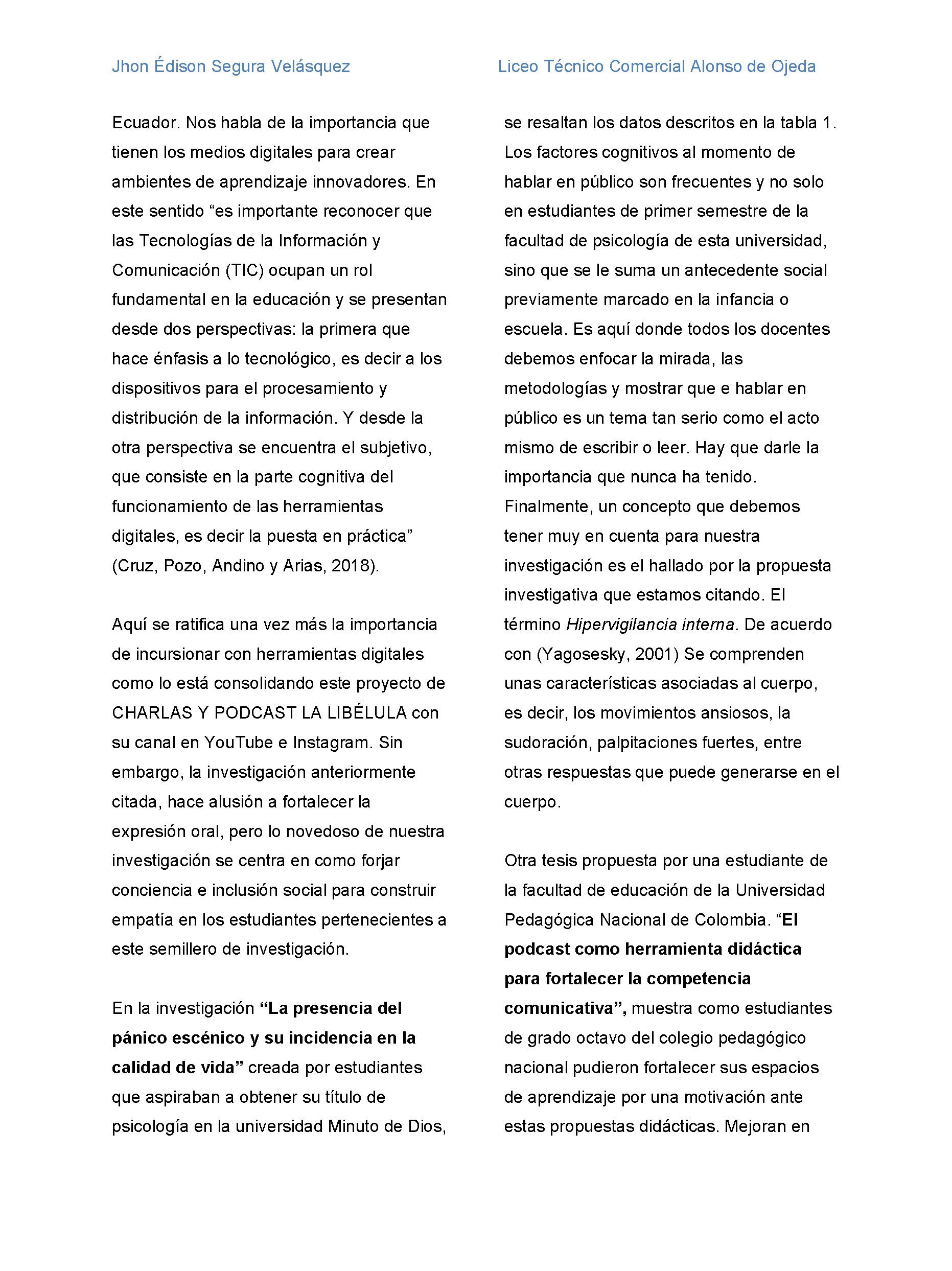 Nuevos Horizontes Educativos — page 83