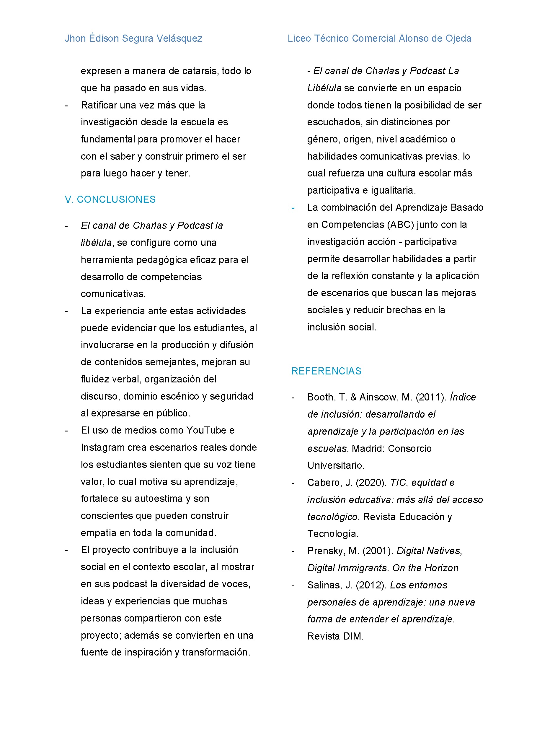 Nuevos Horizontes Educativos — page 86