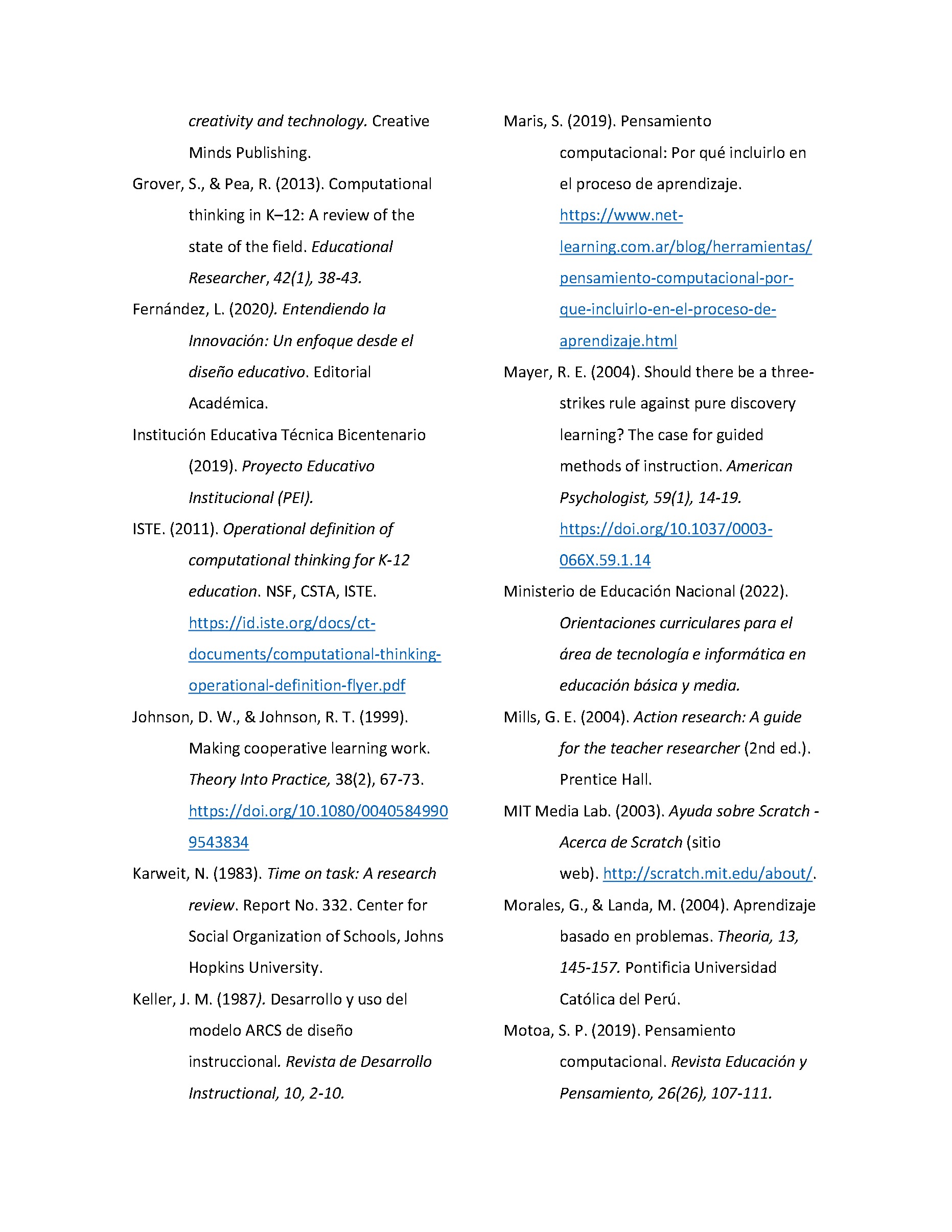 Nuevos Horizontes Educativos — page 92