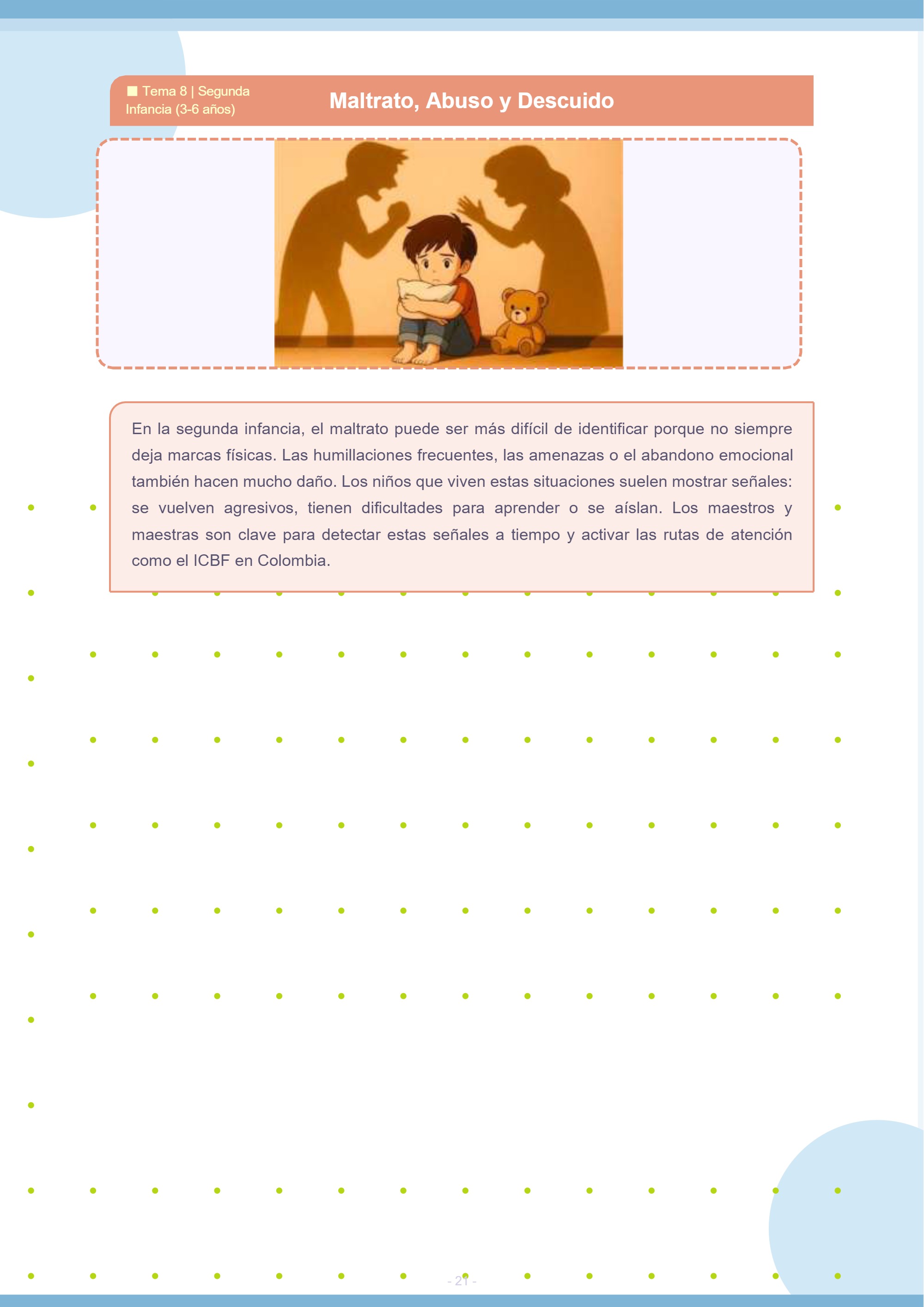 CartillaDesarrollo Psicológico y Entorno Social en la Primera y Segunda Infancia — page 21