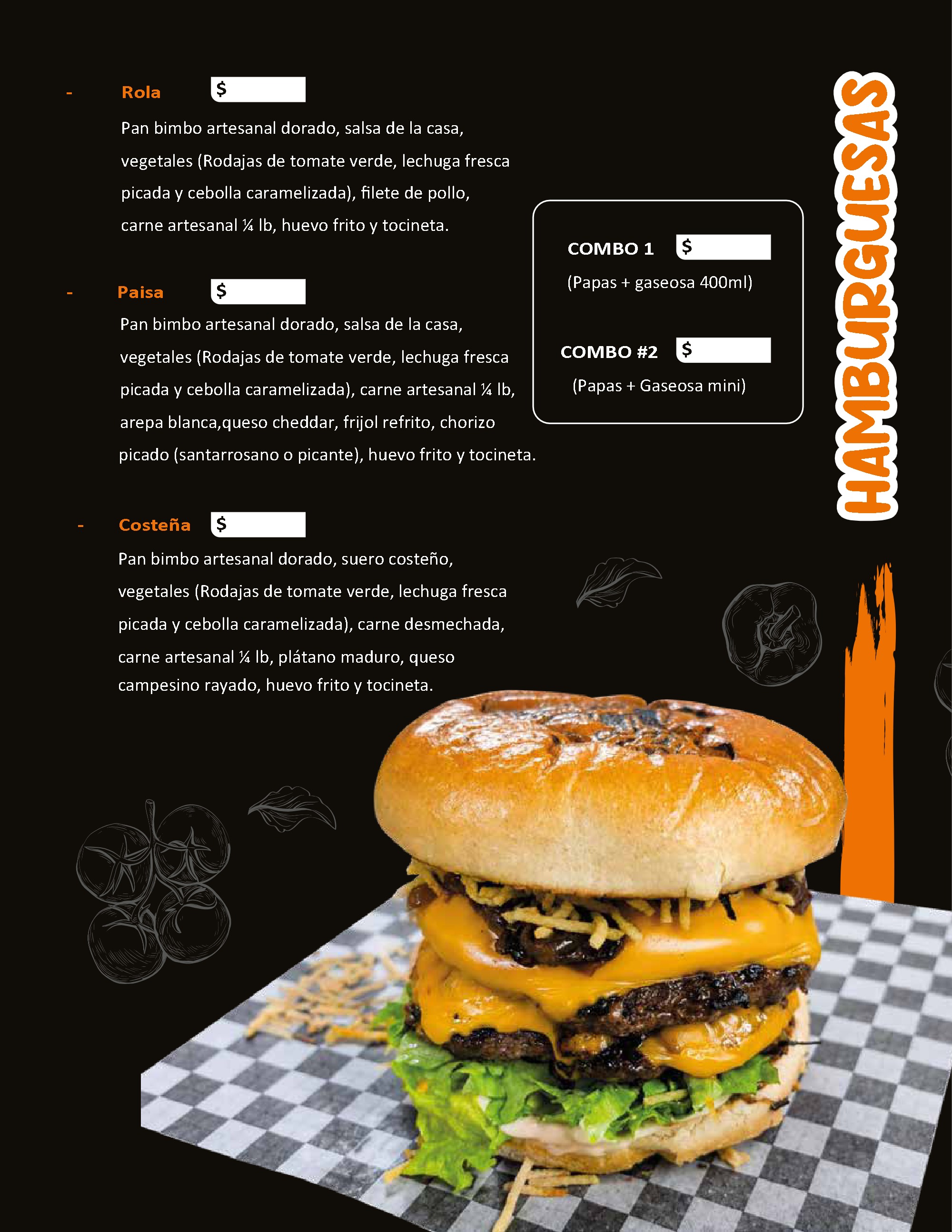MENU SABOR TIPICO — page 7