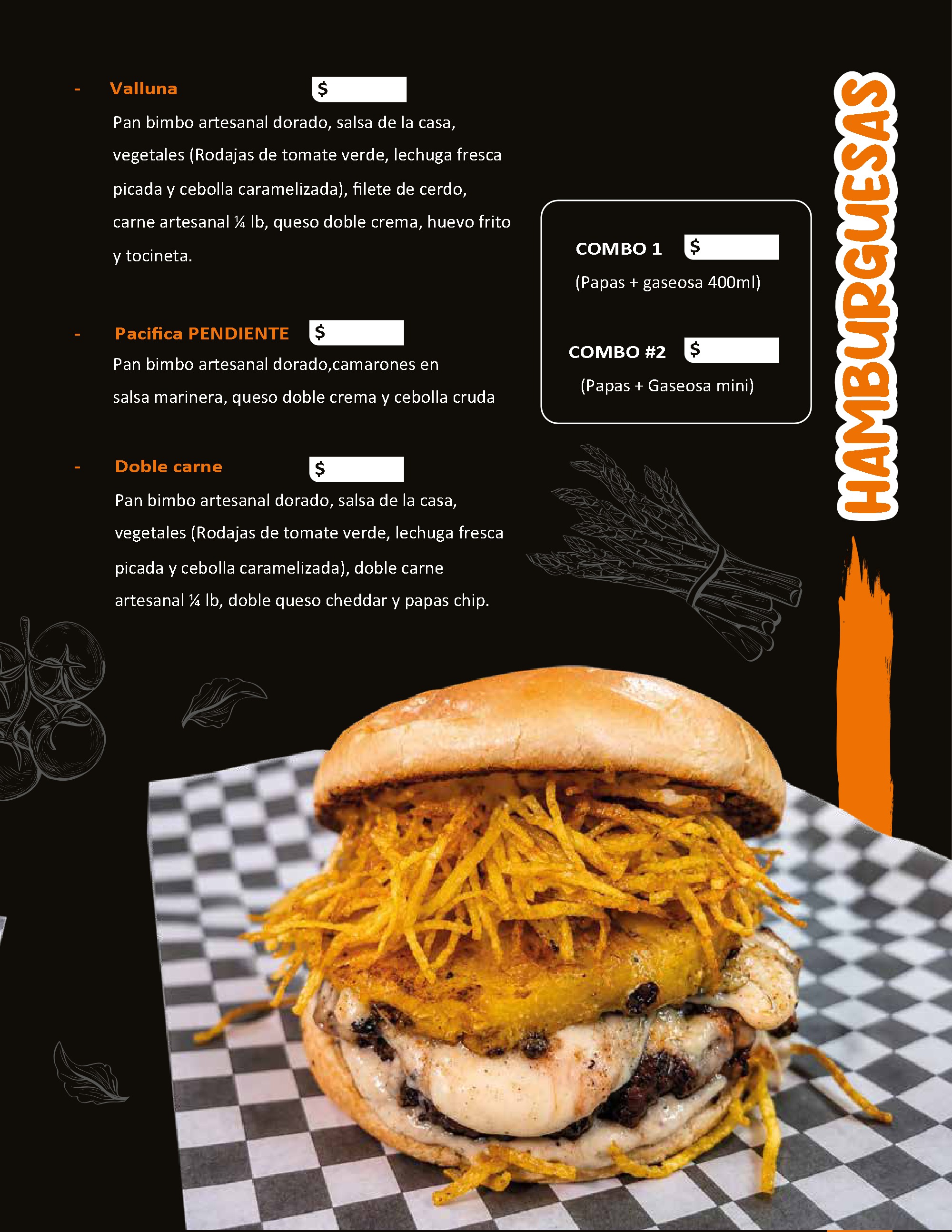 MENU SABOR TIPICO — page 8