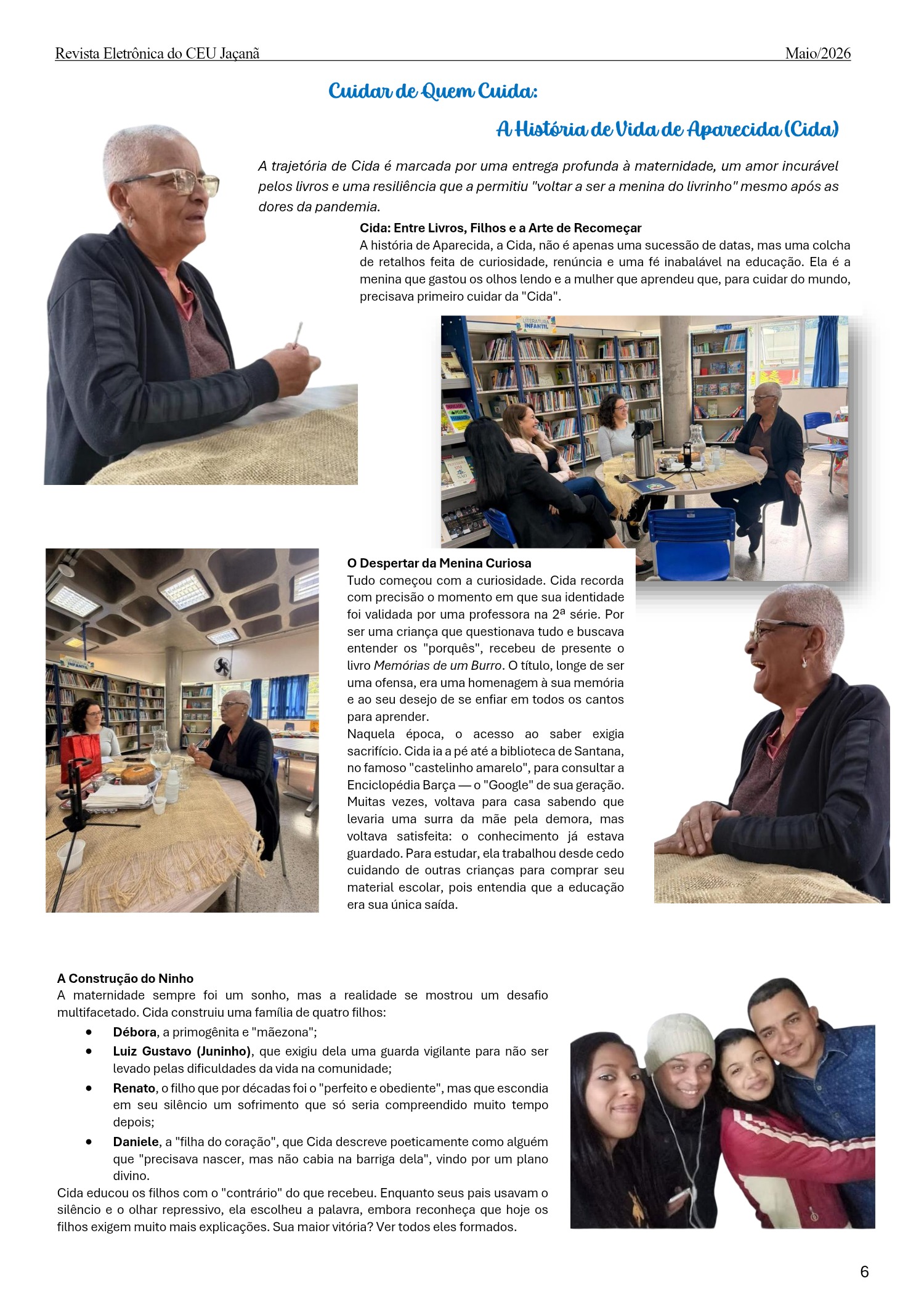 Revista Eletrônica CEU Jaçanã - Maio de 2026 — page 6