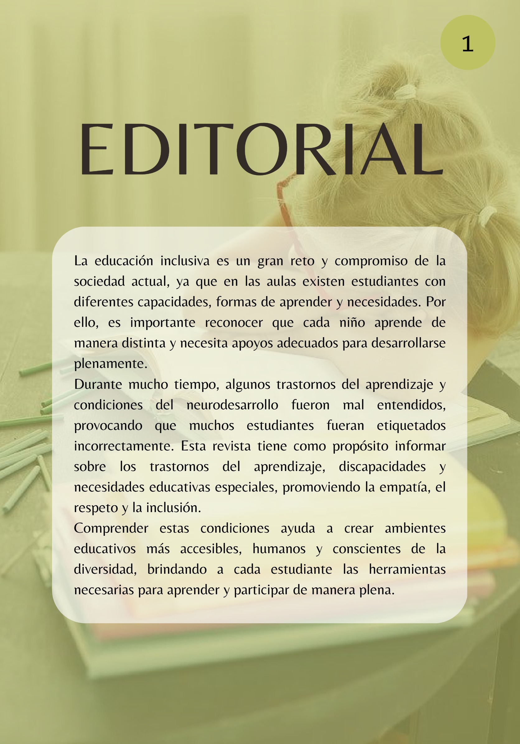 Revista TRANSTORNOS EDUCATIVOS — page 3