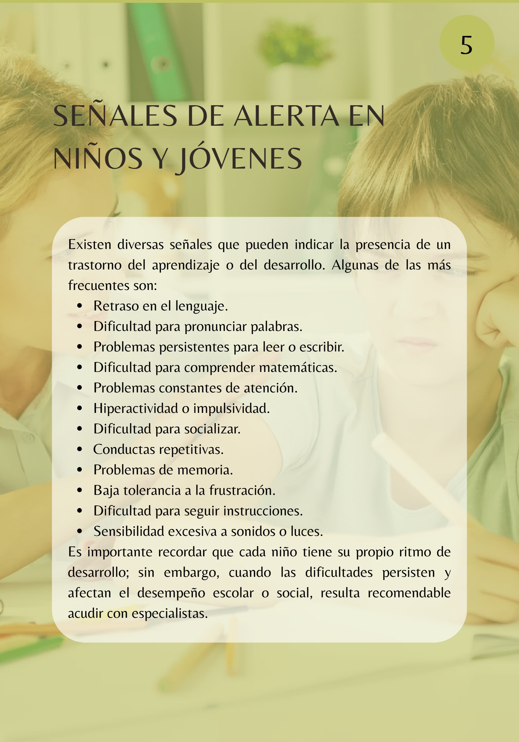 Revista TRANSTORNOS EDUCATIVOS — page 7