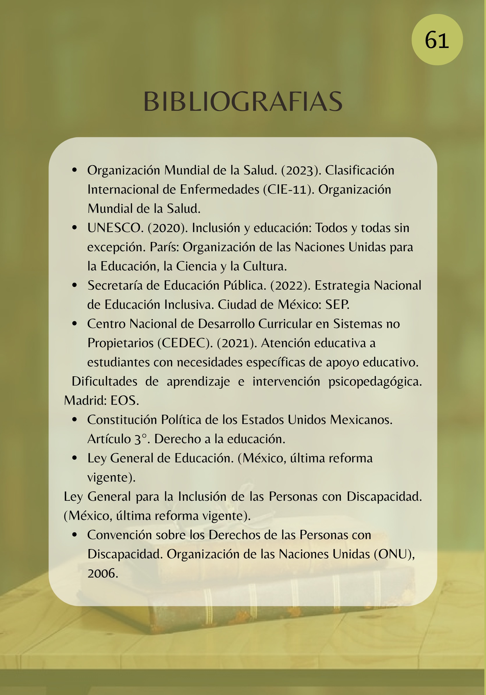 Revista TRANSTORNOS EDUCATIVOS — page 63
