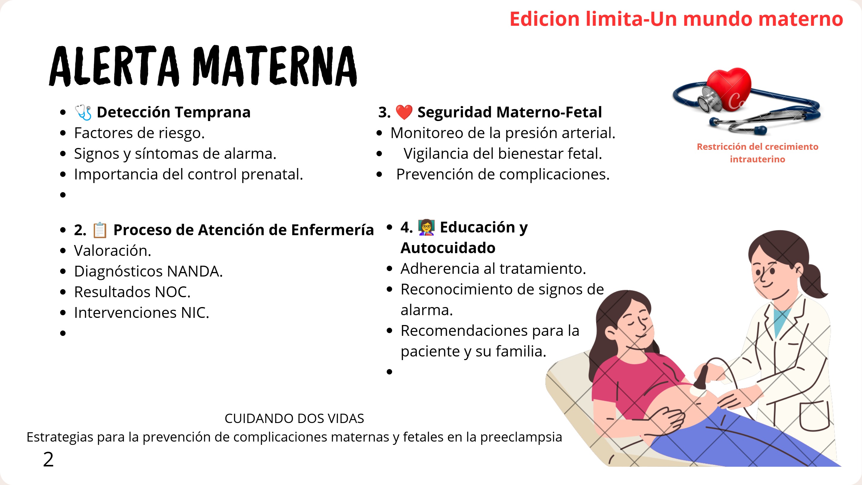 Presentación Embarazo Parto Matrona Mujer Doctora Ilustrado Sencillo Beige (2) — page 2