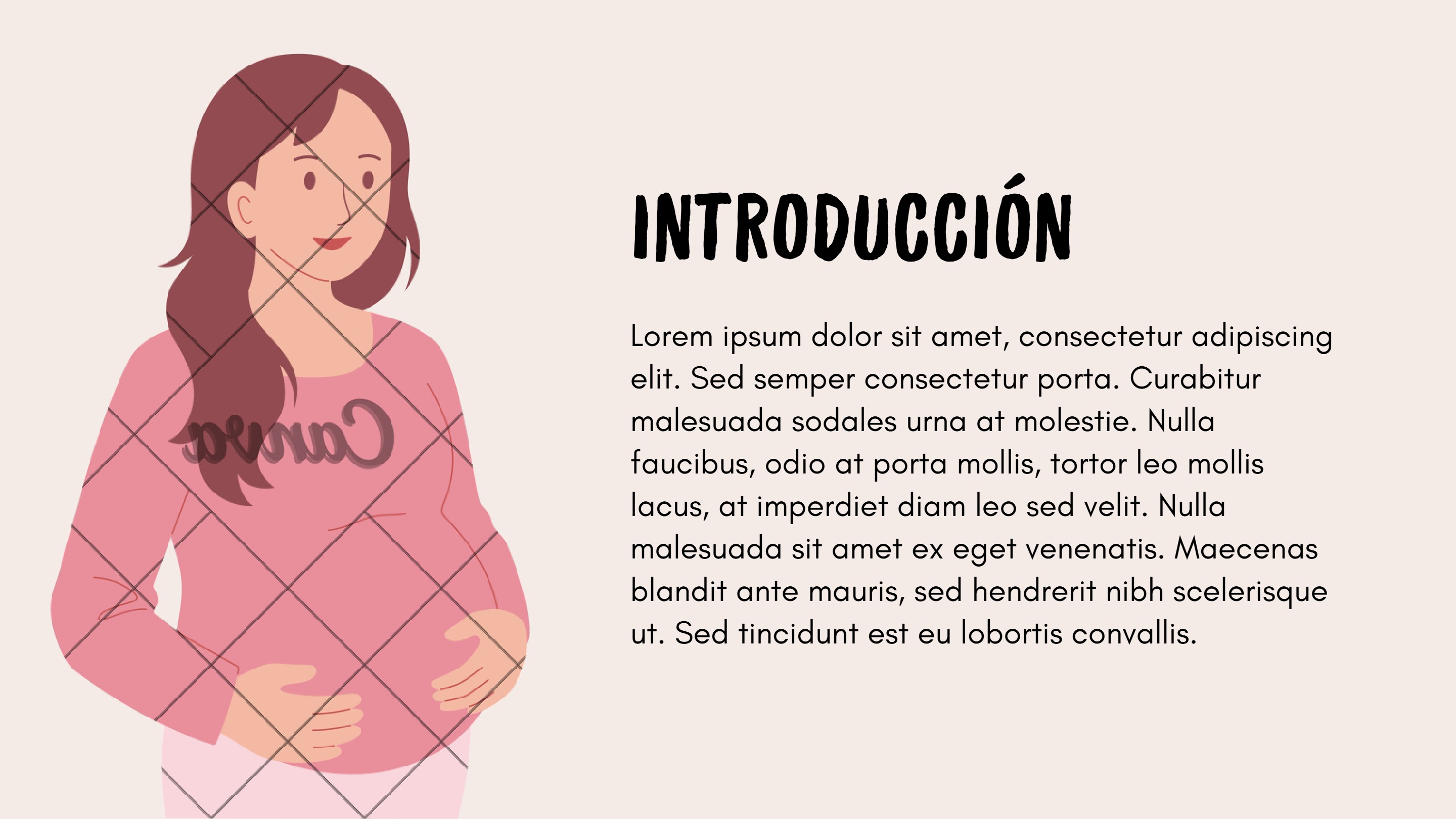 Presentación Embarazo Parto Matrona Mujer Doctora Ilustrado Sencillo Beige (2) — page 8