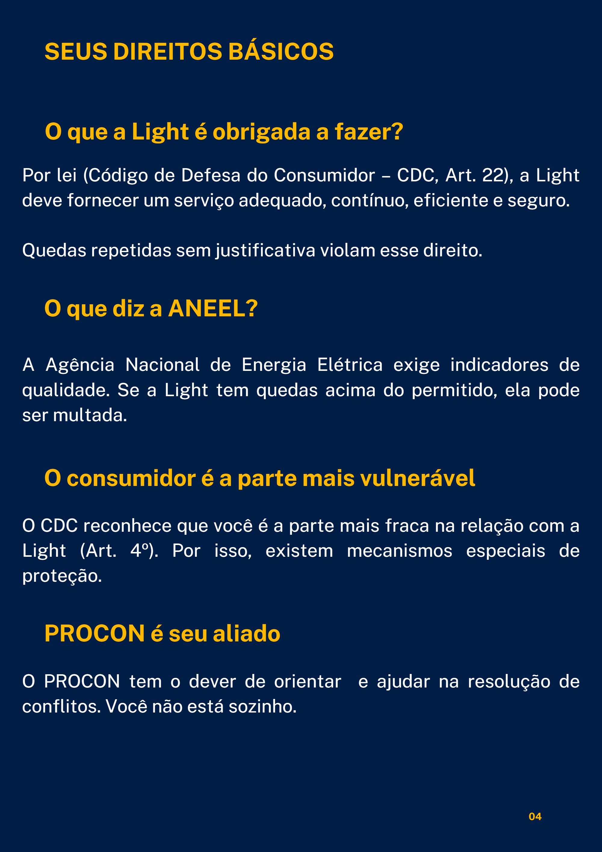 Luz que Apaga, Direito que Acende — page 4