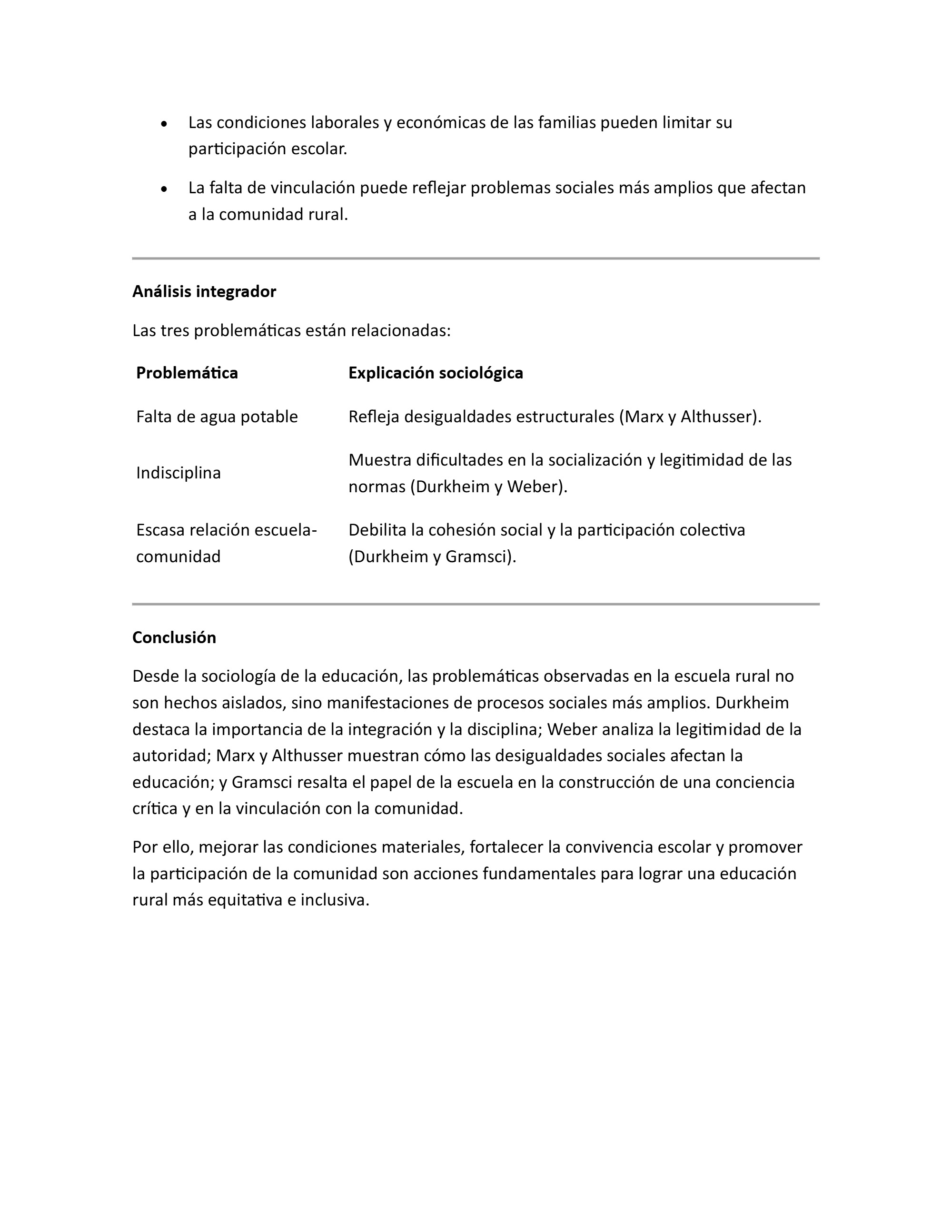 Filosofía y Educación: Análisis de problemáticas en una escuela rural desde la sociología de la educación — page 4