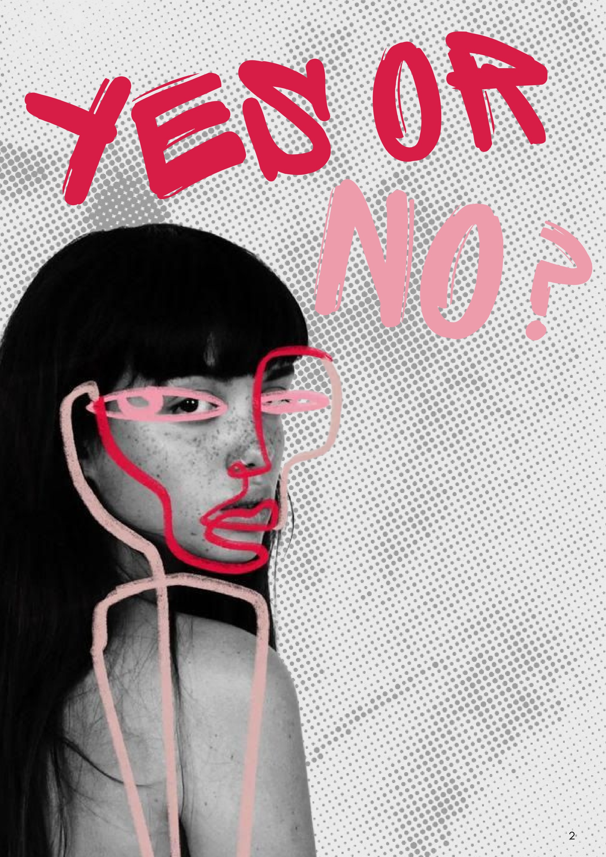 Fashion Magazine in Blue Yellow Red Trendy Brutalist Style — page 2