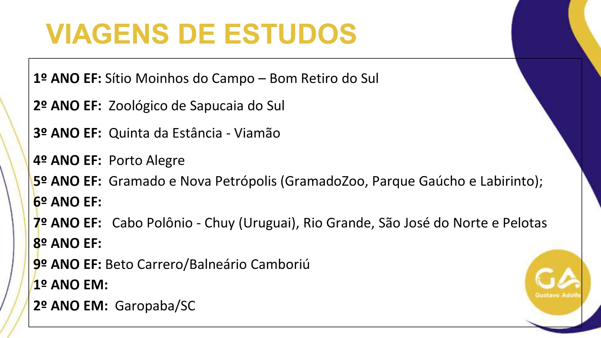 APRESENTAÇÃO NOVOS ESTUDANTES — page 12