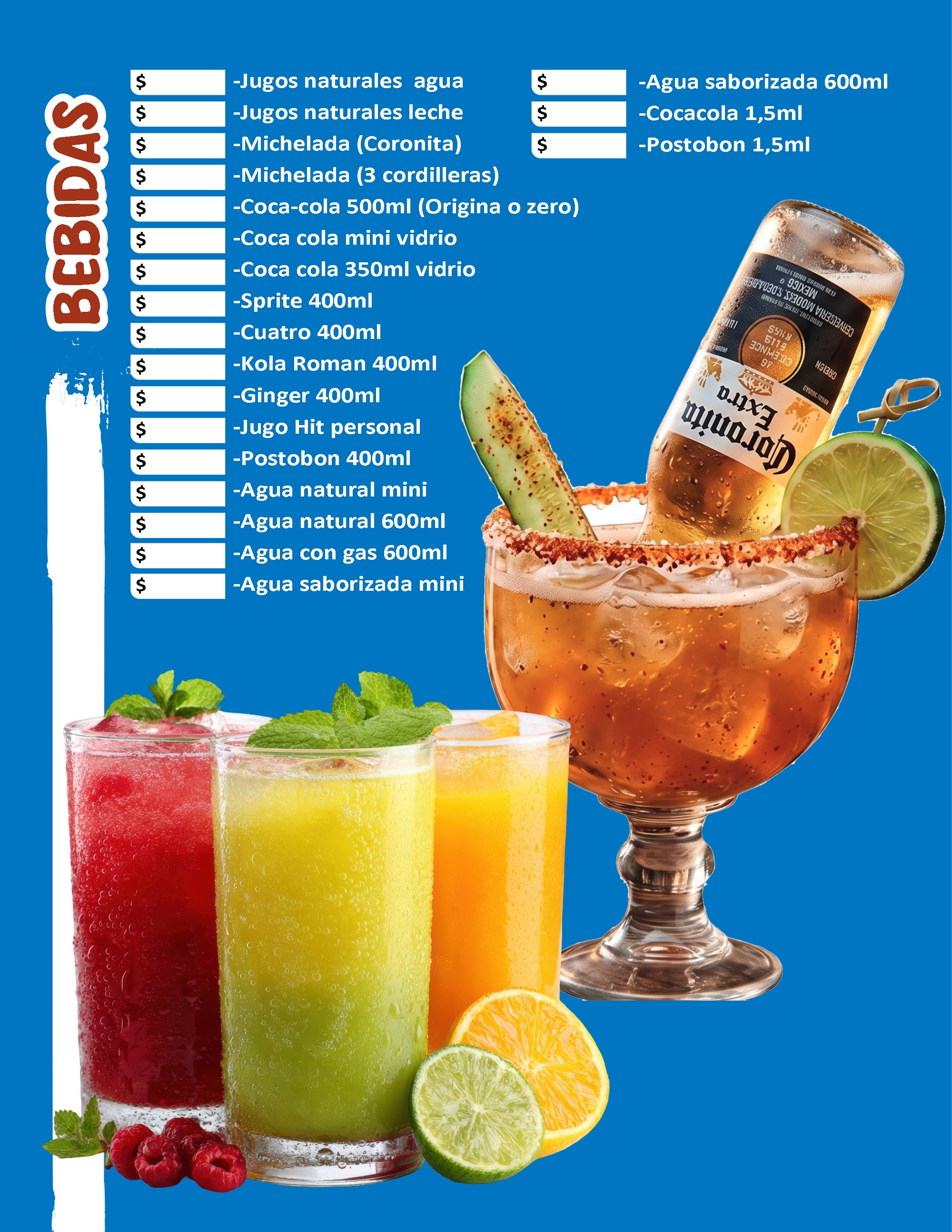 MENU SABOR TIPICO 3 — page 16