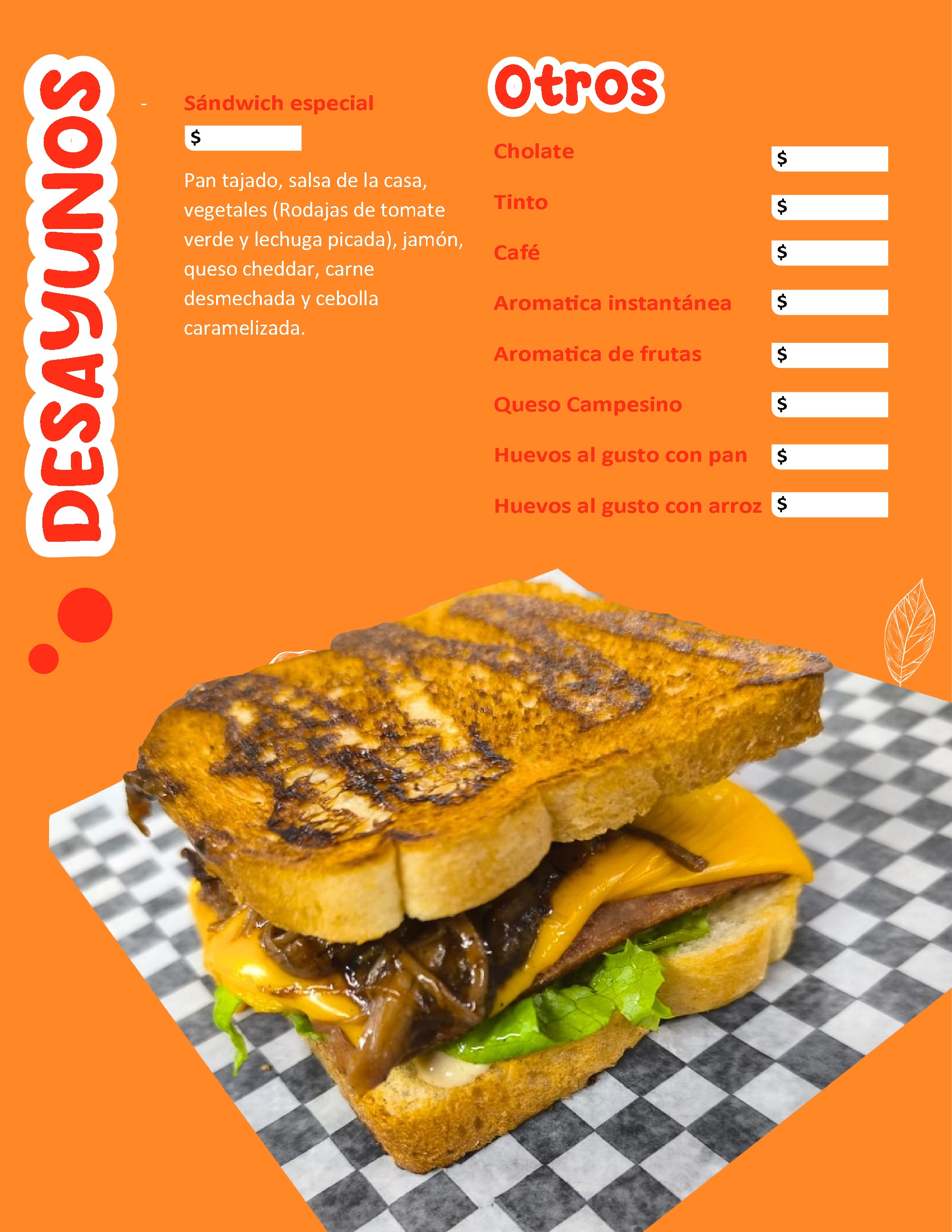 MENU SABOR TIPICO 3 — page 5