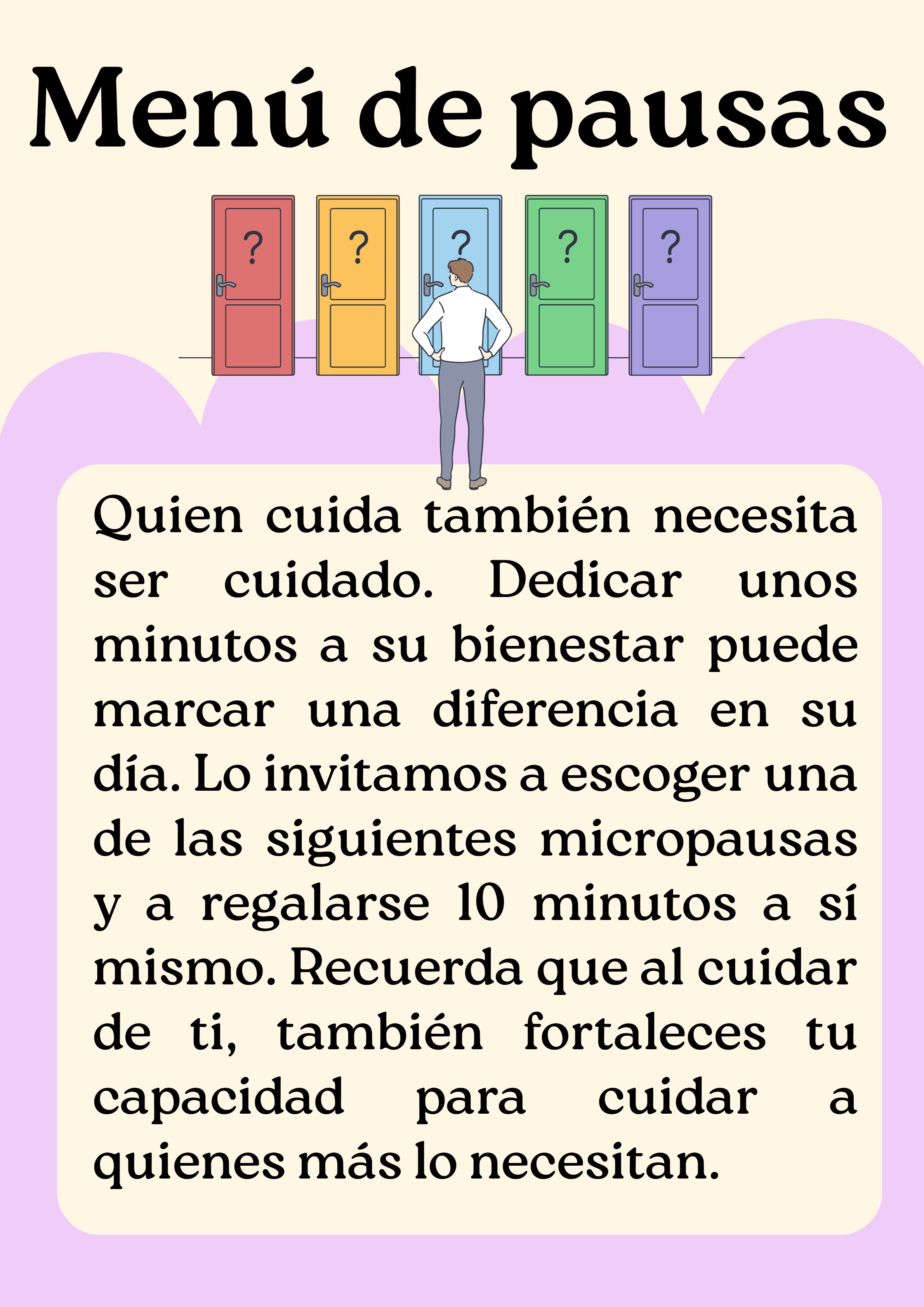 Cartel vertical hábitos de autocuidado minimalista rosa y lila (1) — page 4