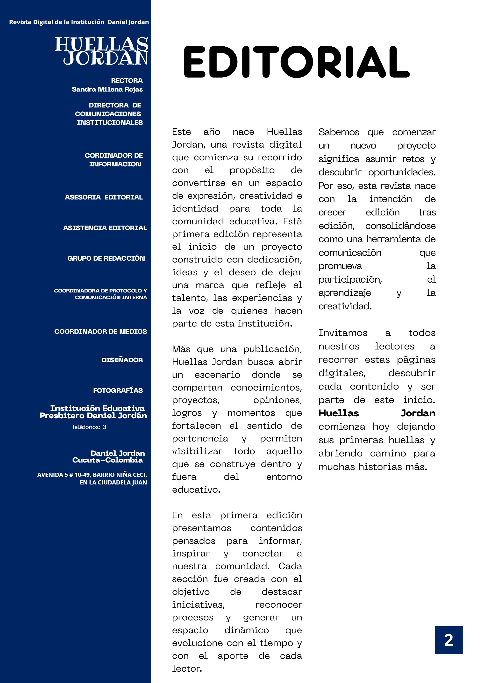 Revista Digital Huellas Jordan — page 2