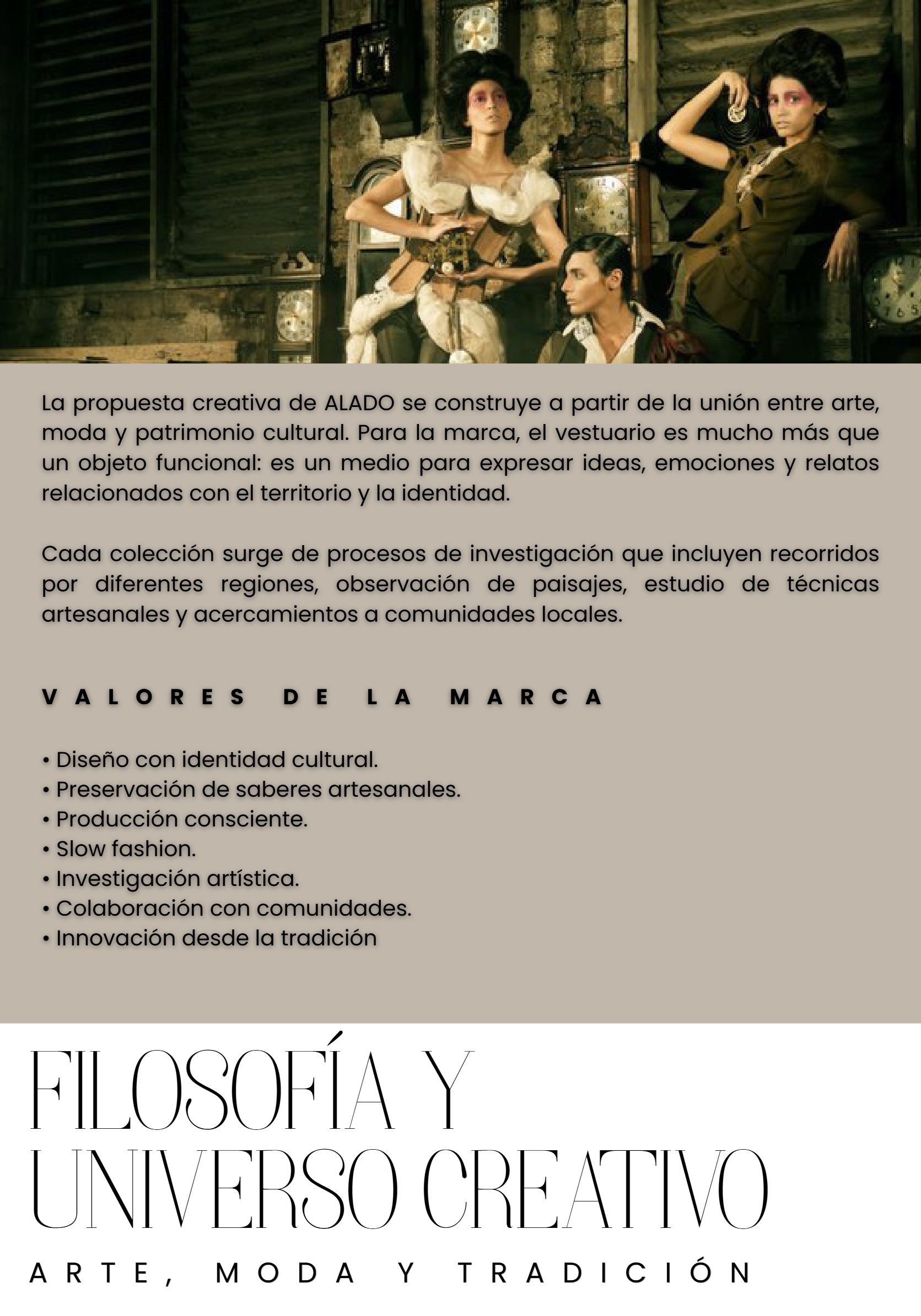 Evolución de la marca Alado inició recolectando retazos de grandes textileras para hacer frente a la falta de capital, convirtiéndose en pionera local del upcycling y el slow fashion. Con los años — page 4