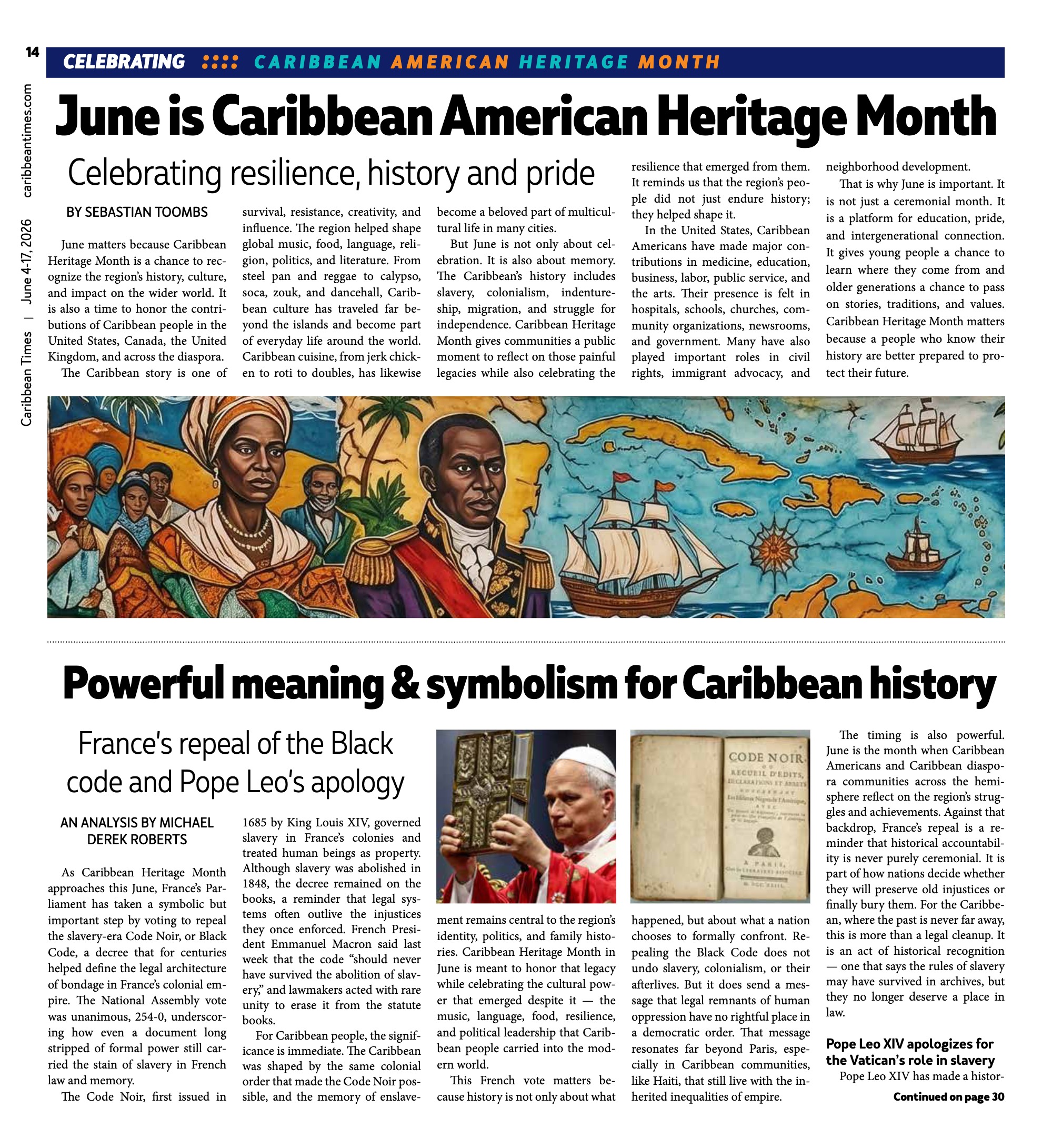 Caribbean Times News (June 3) — page 14
