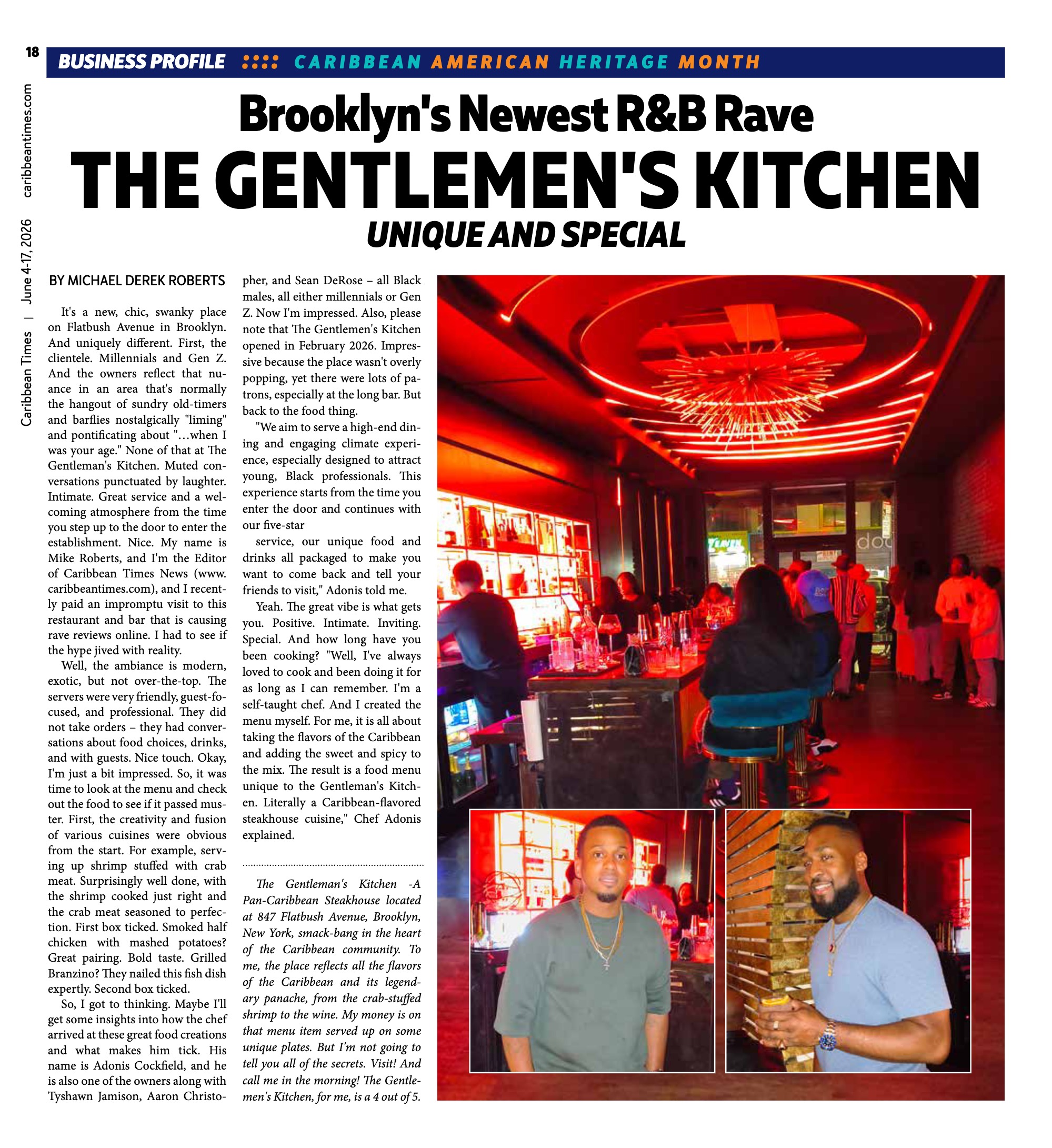 Caribbean Times News (June 3) — page 18